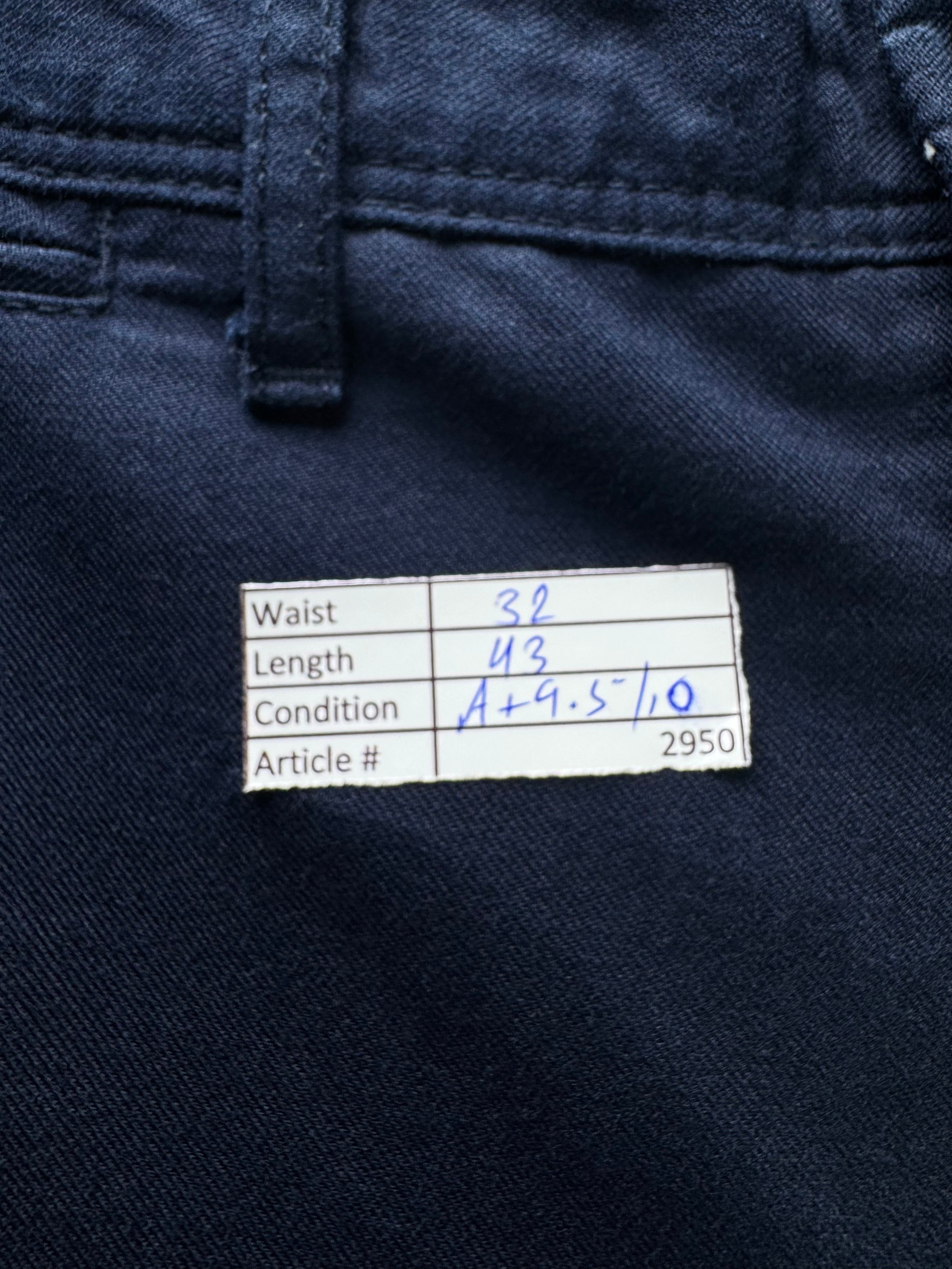 ZARA® Waist: 32" | Blue | Chino Pants | Cotton - Elastane | 2950 - Genuine Maal