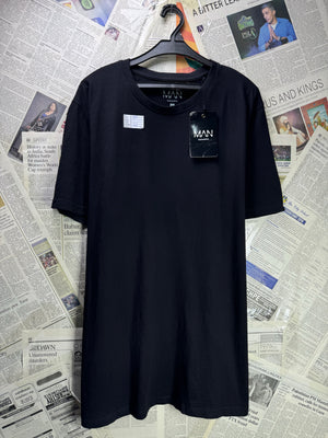 MAN® Large | Chest: 23" | Black | T-Shirt | Cotton | 3463 - Genuine Maal