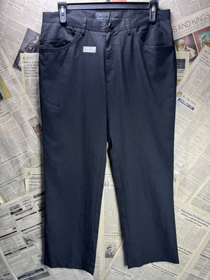 Next® Waist: 36" | Black | Smart Casual - Semi Formal Pants | Poly - Viscose | 2977 - Genuine Maal
