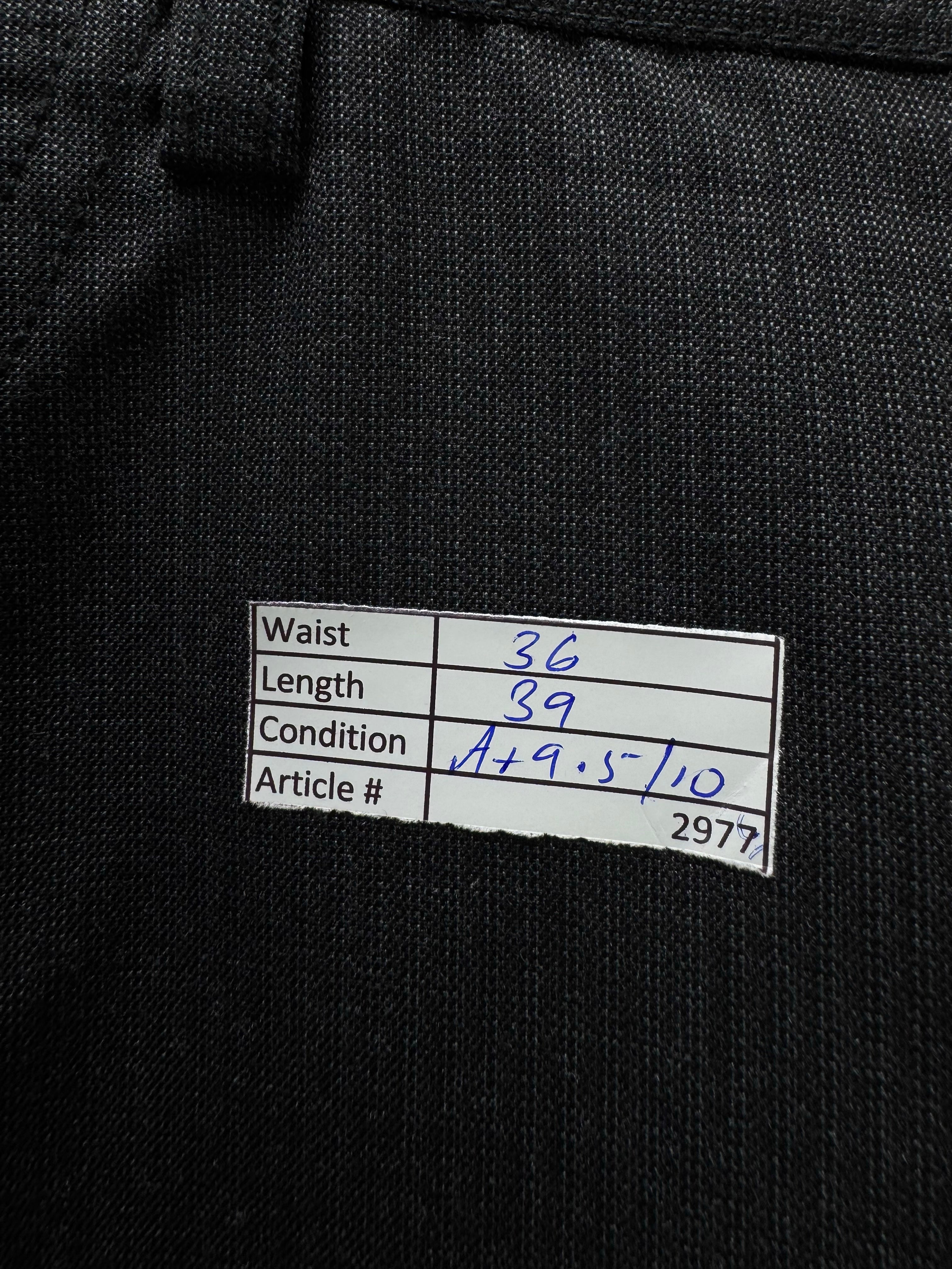 Next® Waist: 36" | Black | Smart Casual - Semi Formal Pants | Poly - Viscose | 2977 - Genuine Maal