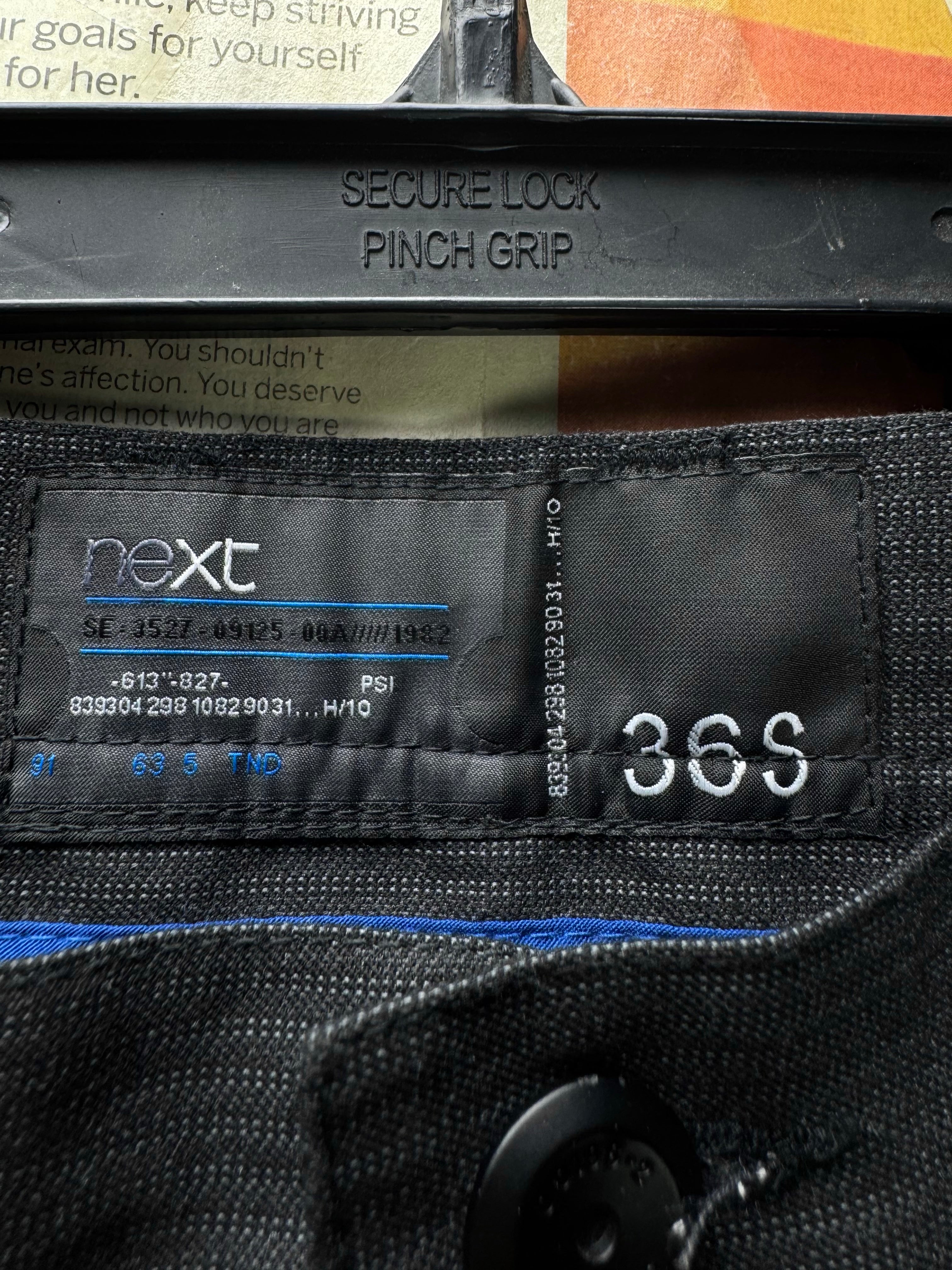 Next® Waist: 36" | Black | Smart Casual - Semi Formal Pants | Poly - Viscose | 2977 - Genuine Maal