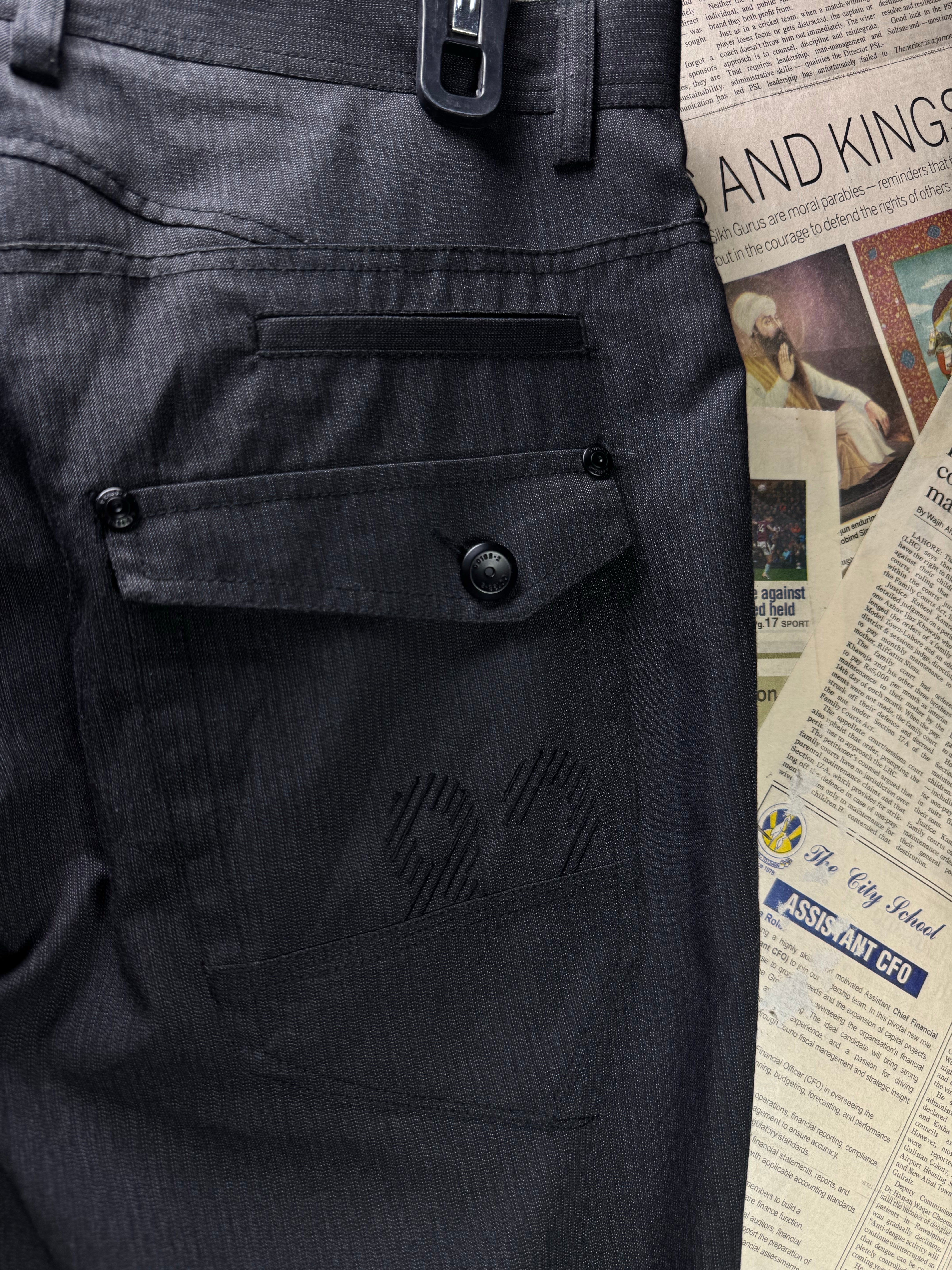 Next® Waist: 36" | Black | Smart Casual - Semi Formal Pants | Poly - Viscose | 2977 - Genuine Maal