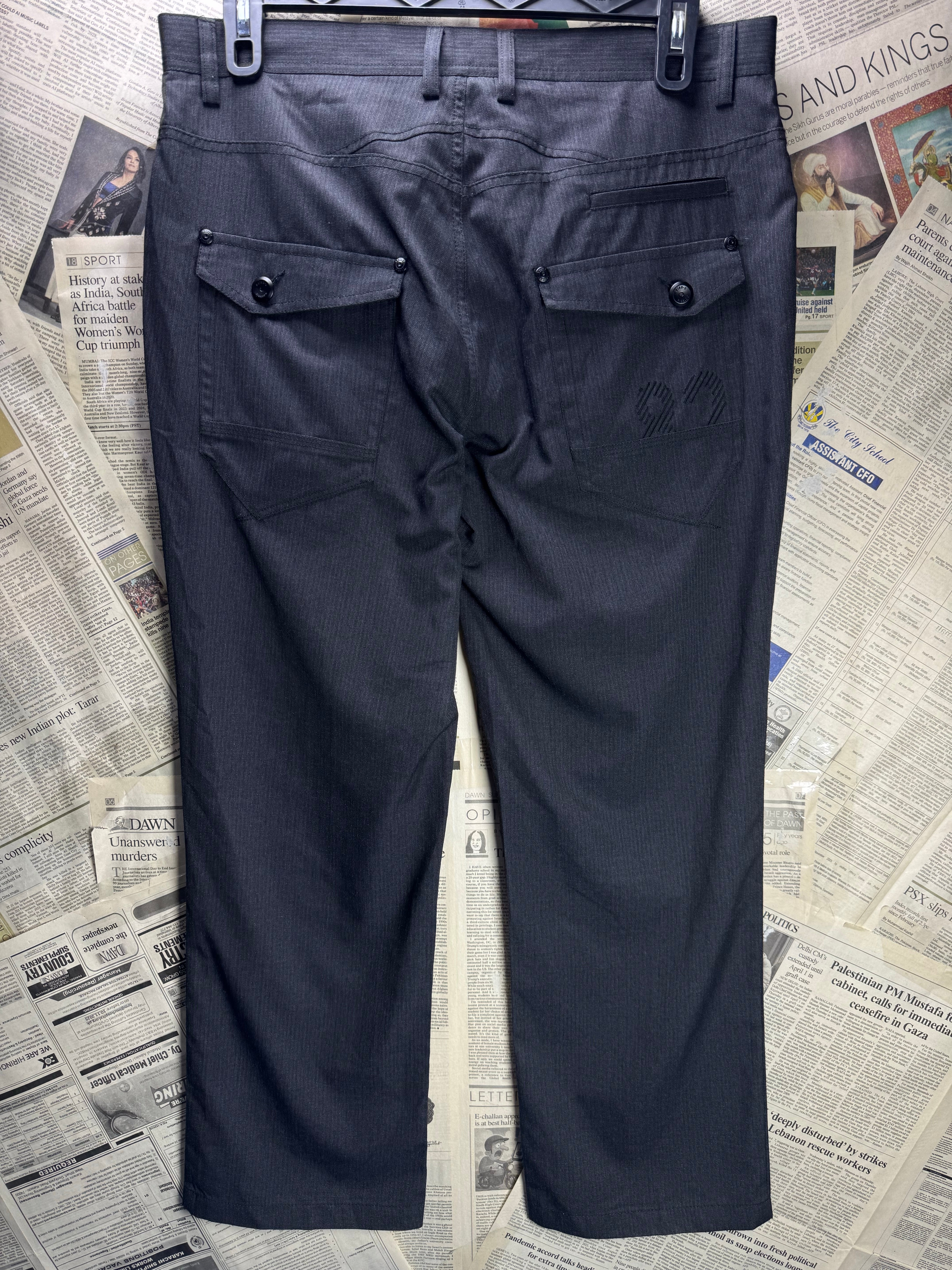 Next® Waist: 36" | Black | Smart Casual - Semi Formal Pants | Poly - Viscose | 2977 - Genuine Maal