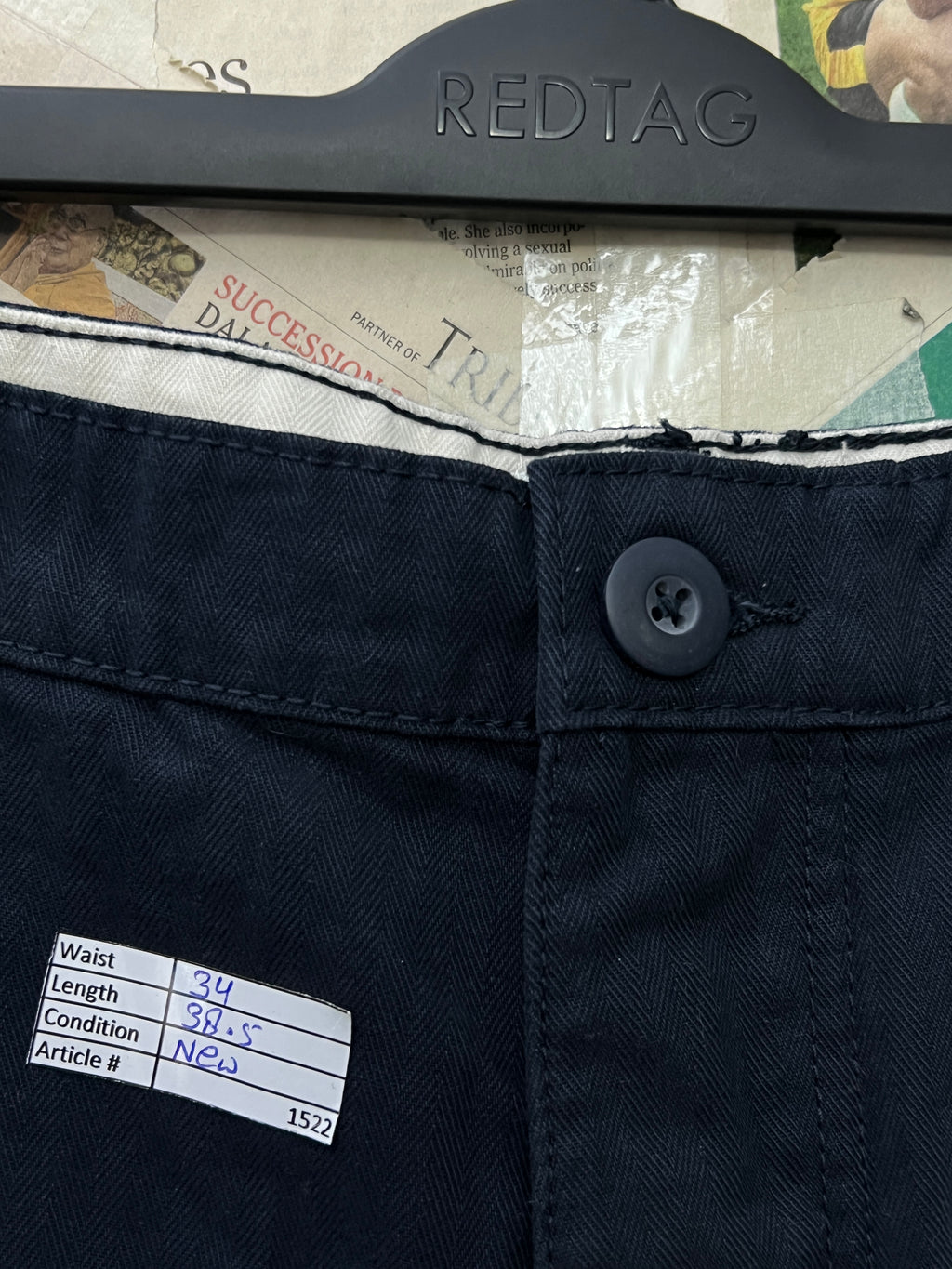 Stronghold® Waist: 34" | Navy | Cargo Pants | 1522 - Genuine Maal