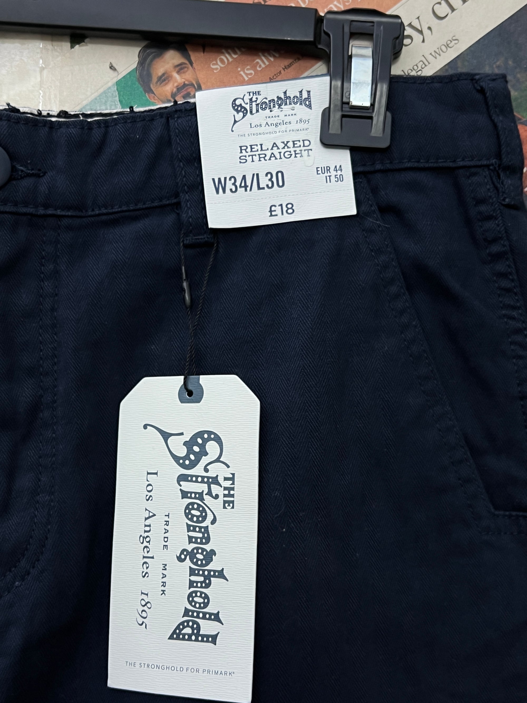 Stronghold® Waist: 34" | Navy | Cargo Pants | 1522 - Genuine Maal