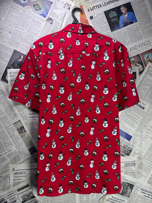 Primark® Small | Chest: 21" | Red | Shirt | Cotton | 3475 - Genuine Maal