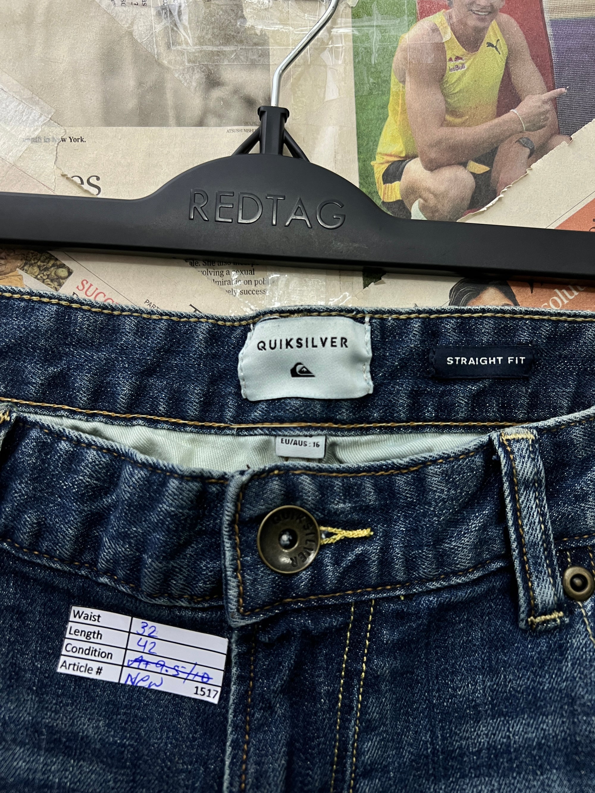 Quick Silver® Waist: 32" | Blue | Denim Pants | 1517 - Genuine Maal