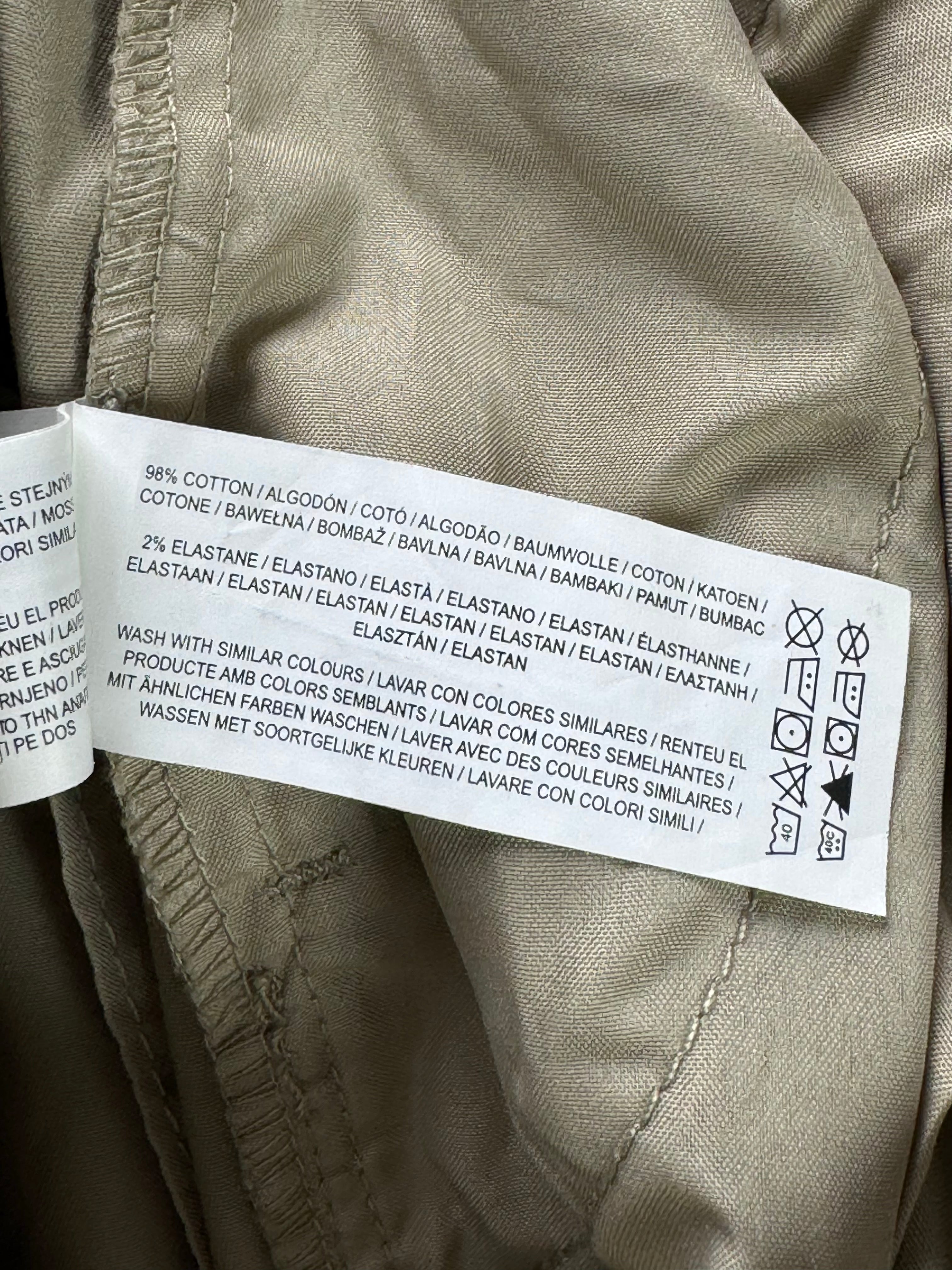 Denim Co.® Waist: 32" | Beige | Straight Fit Chino Pants | Cotton - Elastane | 2946 - Genuine Maal