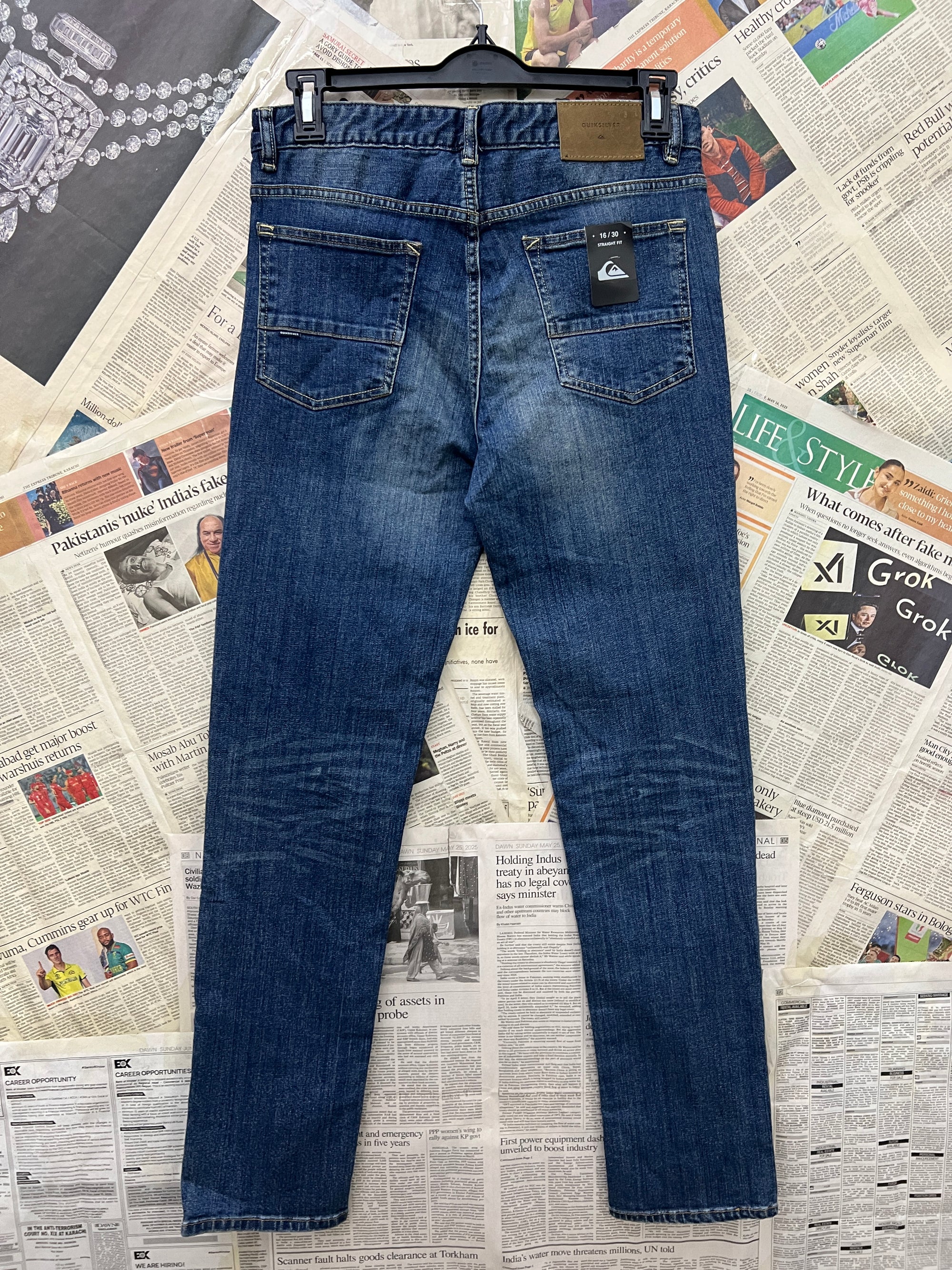 Quick Silver® Waist: 32" | Blue | Denim Pants | 1517 - Genuine Maal