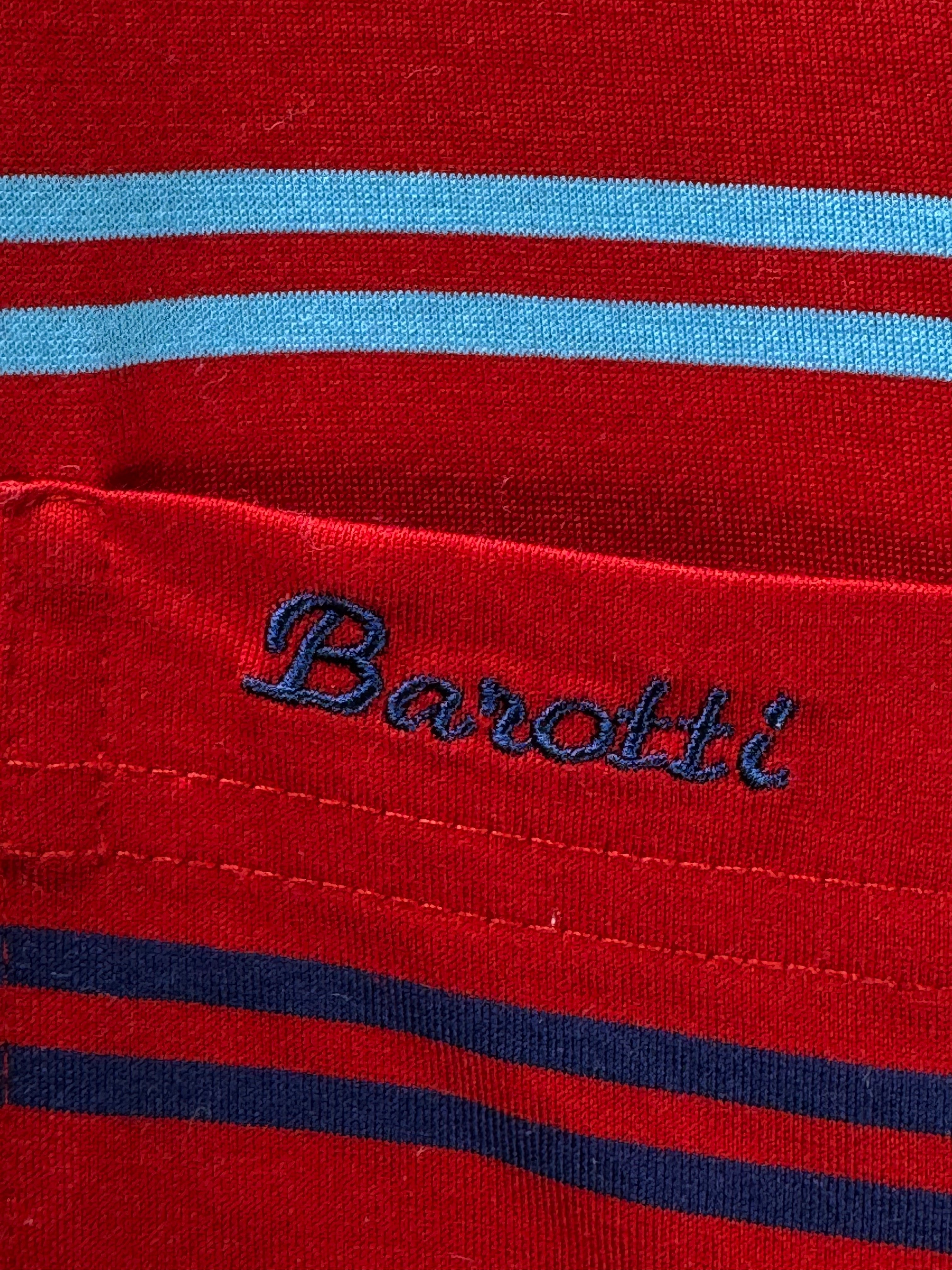 Barotti® Large | Chest: 23" | Red | Golf Polo | Cotton | 4453 - Genuine Maal