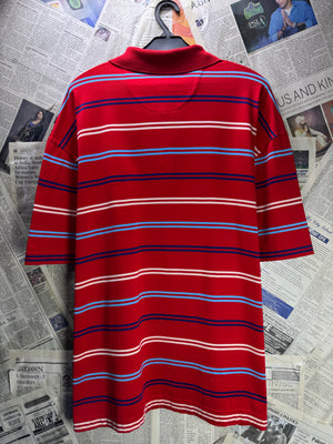 Barotti® Large | Chest: 23" | Red | Golf Polo | Cotton | 4453 - Genuine Maal