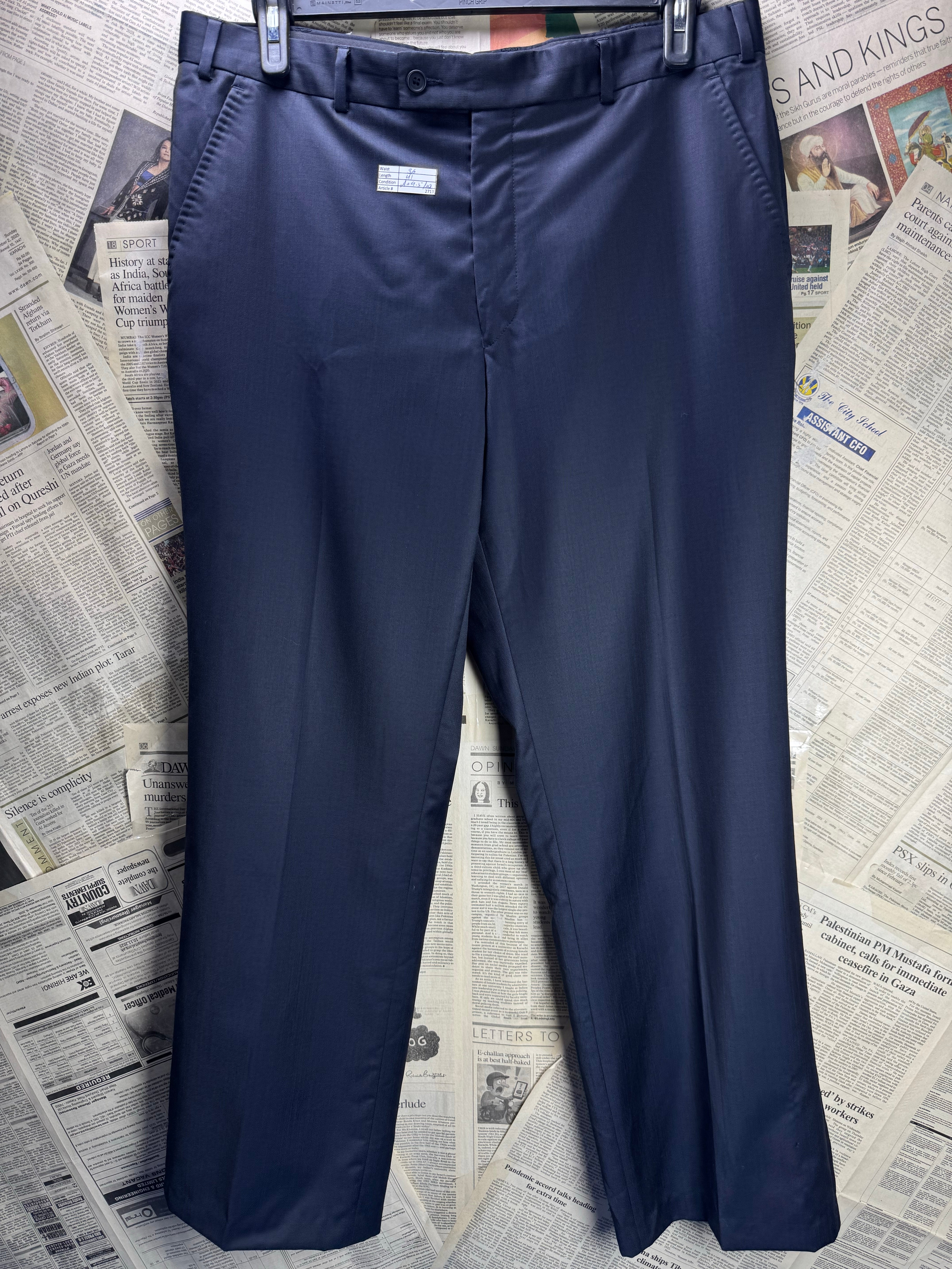 Ted Baker® Waist: 36" | Black | Dress Pants | 2713 - Genuine Maal