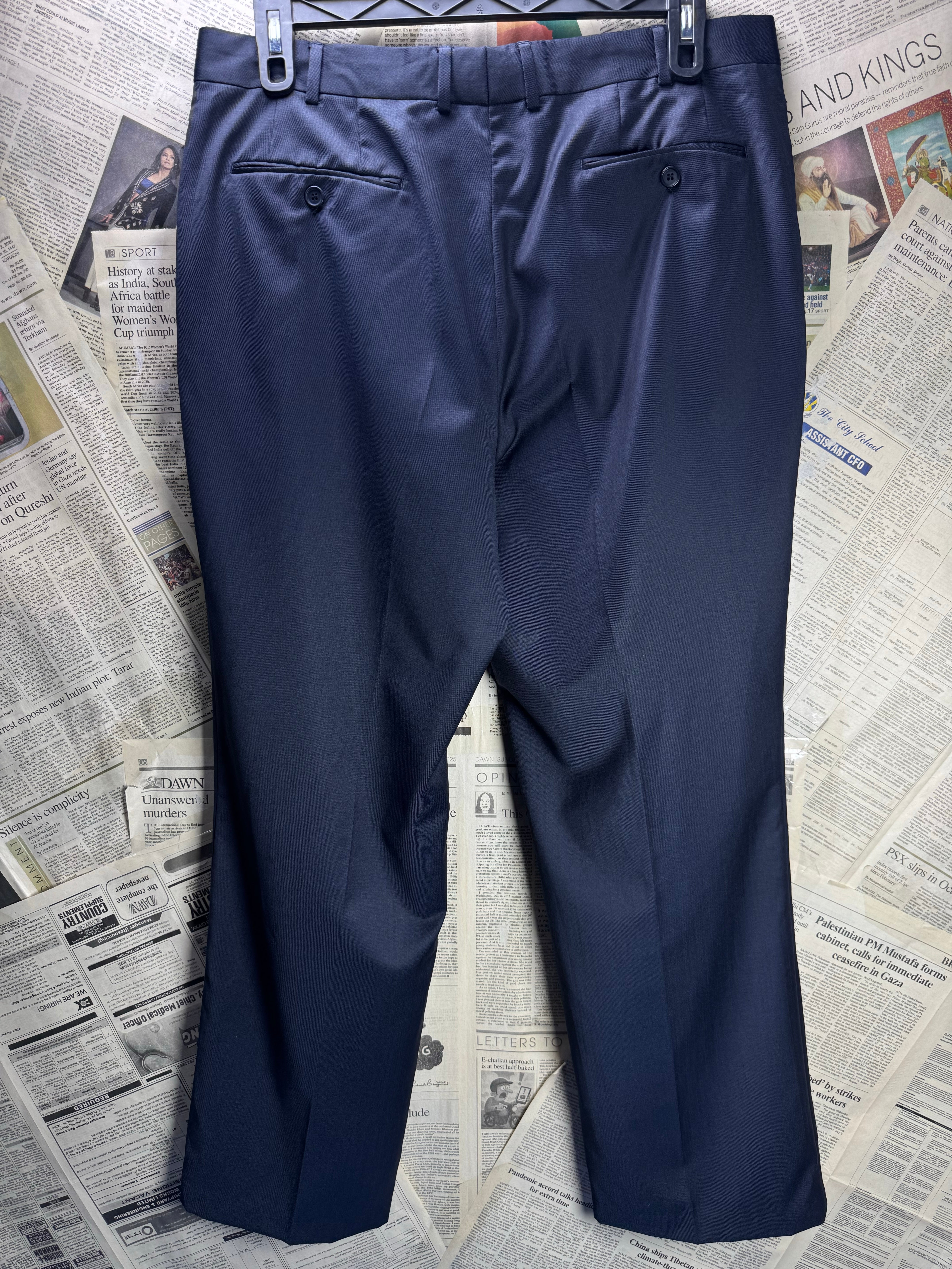 Ted Baker® Waist: 36" | Black | Dress Pants | 2713 - Genuine Maal