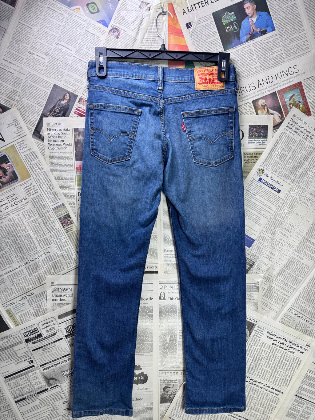 L*vi's® Waist: 30" | Blue | Regular Fit Denim Pants | Cotton | 1305 - Genuine Maal