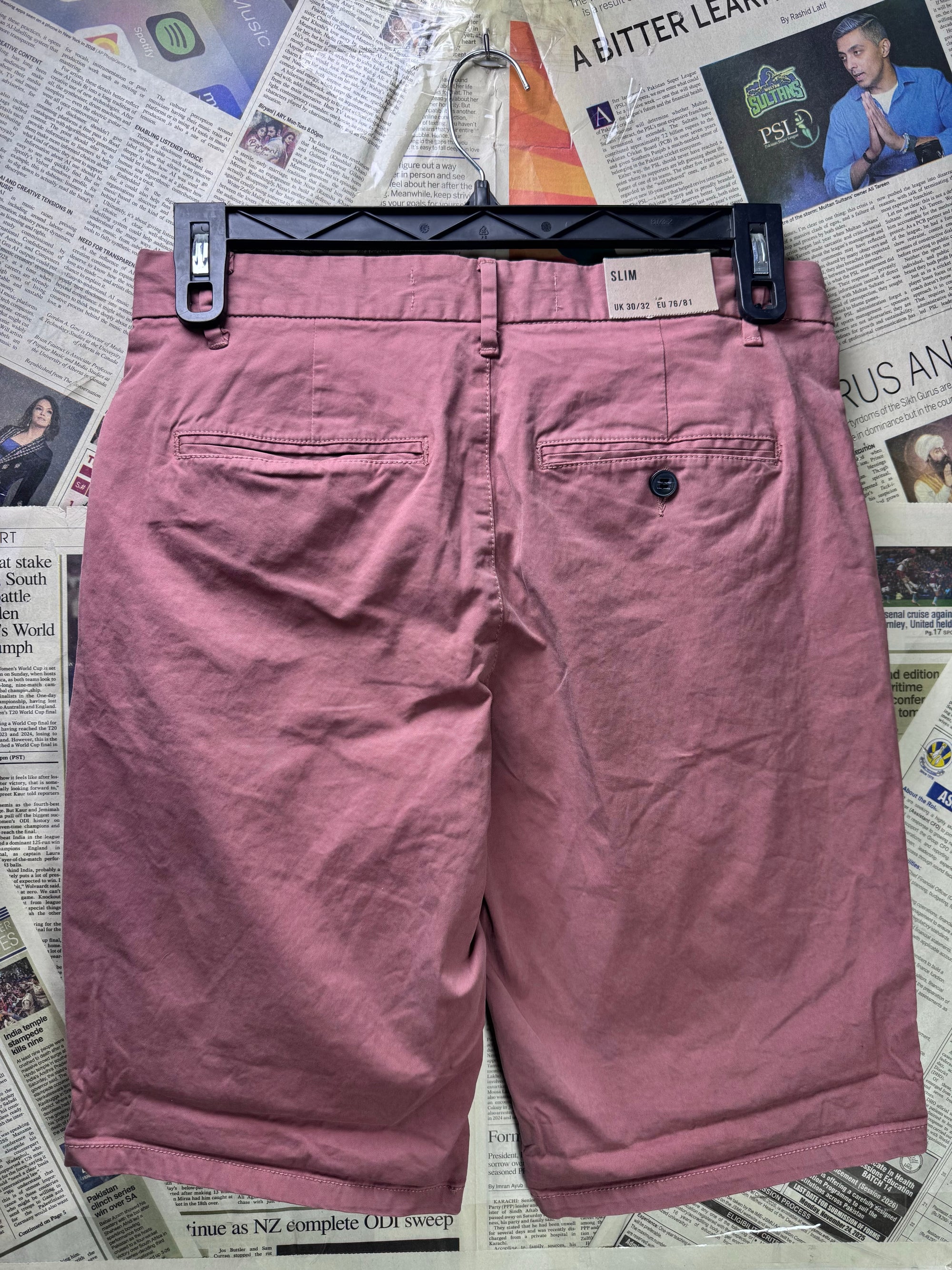 New Look® Waist: 30" to 32" | Pastel Pink | Shorts | Cotton | 1279 - Genuine Maal