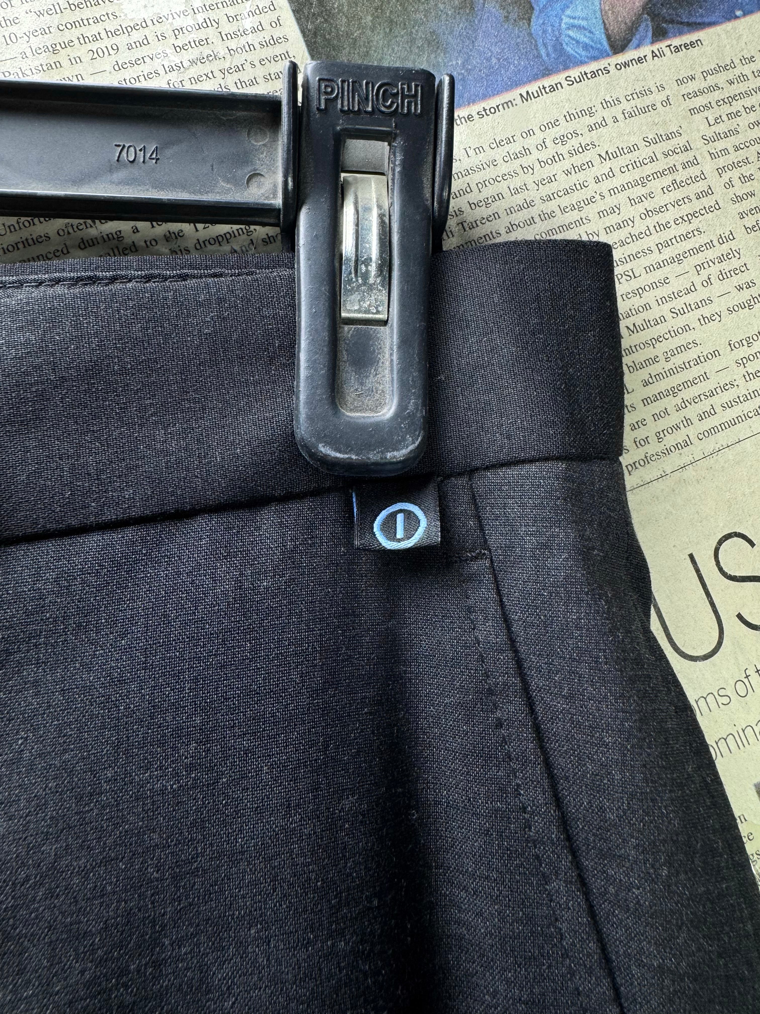 Brook Taverner® Waist: 32" | Black | Dress Pants | Poly - Wool - Elastane | 2714 - Genuine Maal