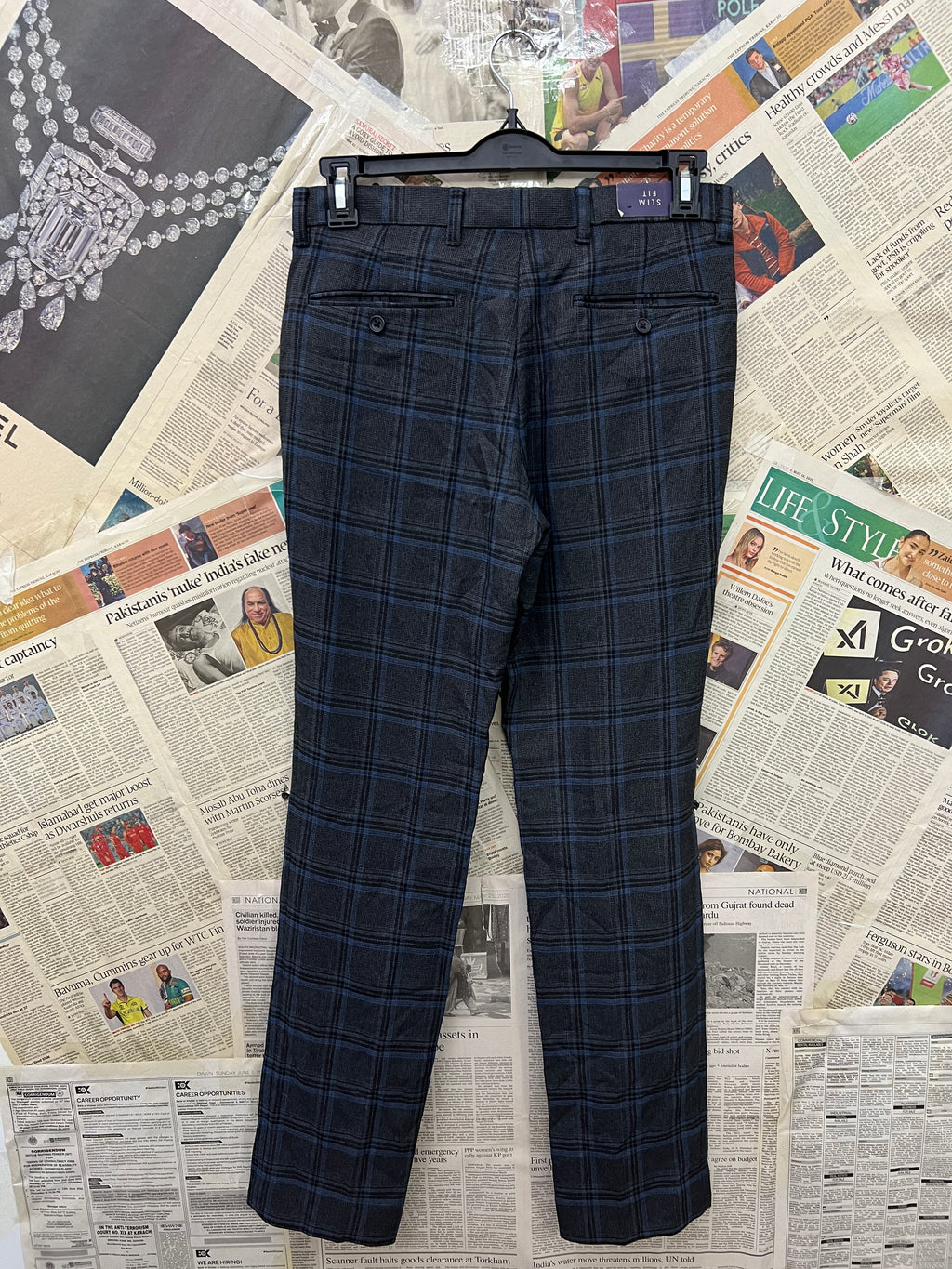 Next® Waist: 32" | Check | Dress Pants | 1523 - Genuine Maal