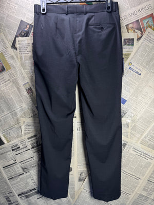 Brook Taverner® Waist: 32" | Black | Dress Pants | Poly - Wool - Elastane | 2714 - Genuine Maal