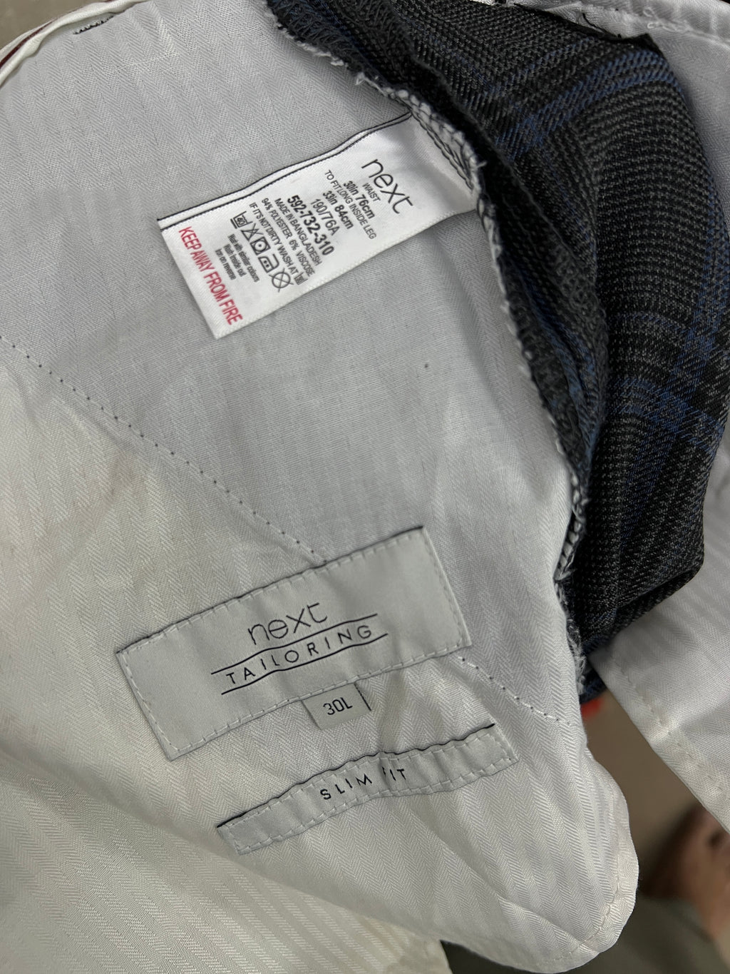 Next® Waist: 32" | Check | Dress Pants | 1523 - Genuine Maal