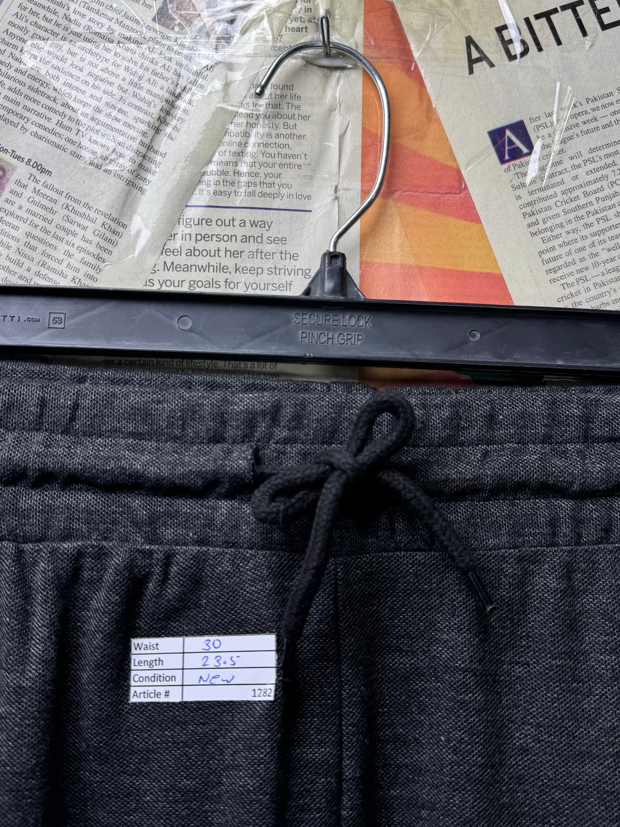 Another Influence® Waist: 30" | Charcoal Gray | Shorts | Cotton - Poly | 1282 - Genuine Maal