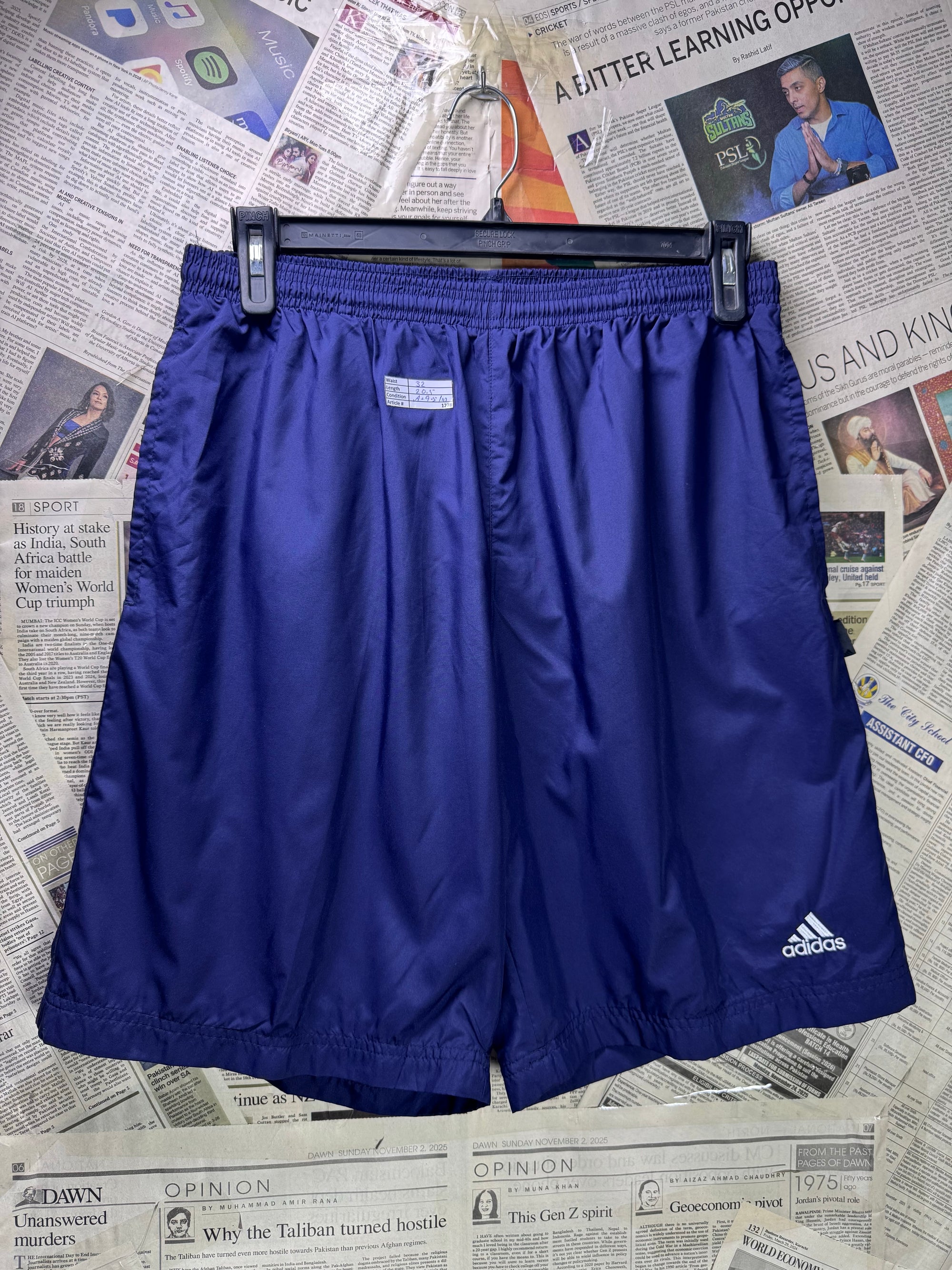 Adid*s® Waist: 32" | Royal Blue | Swim Shorts | Poly | Inner: Mesh | 1278 - Genuine Maal
