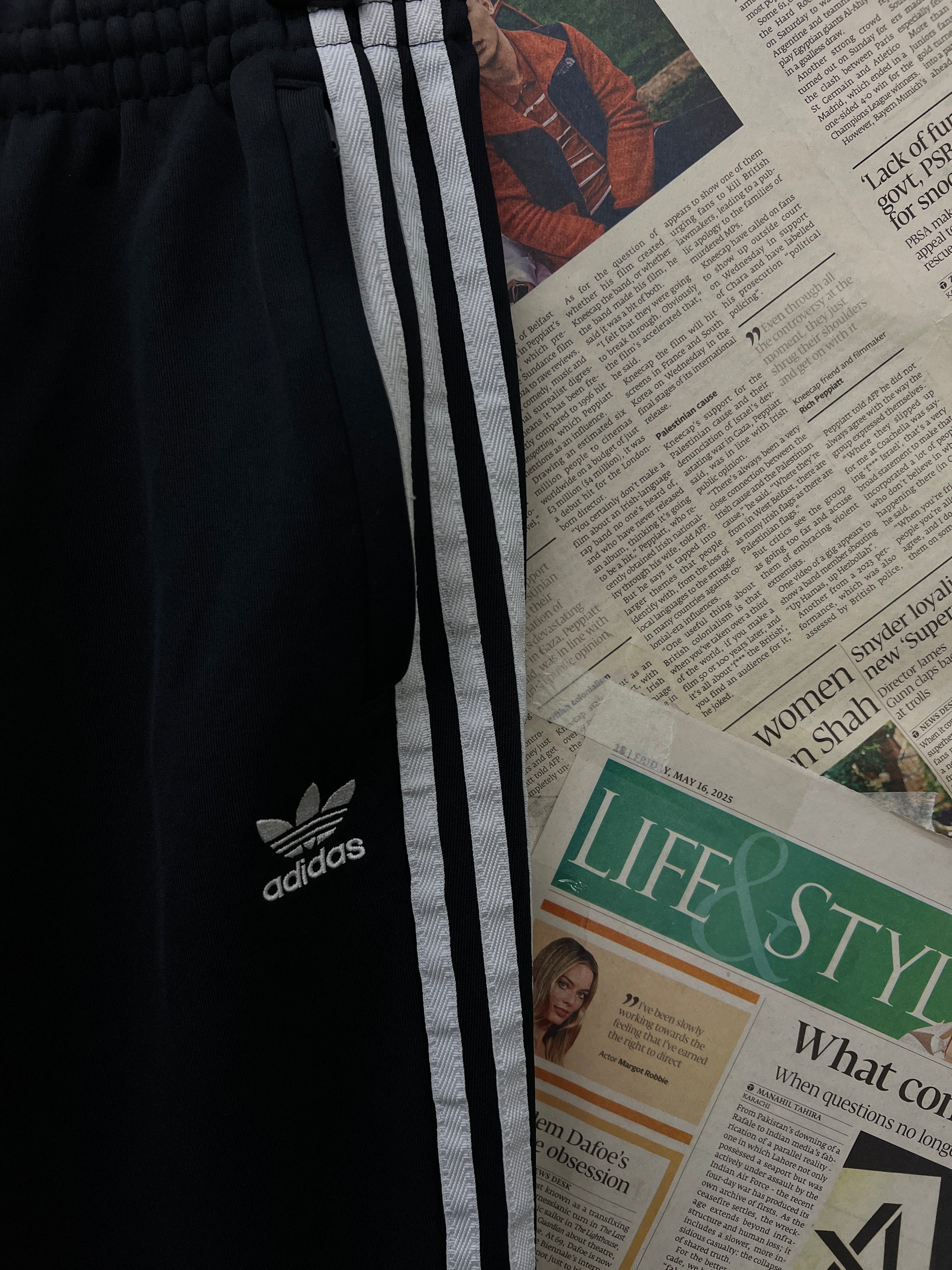 Adid*s® Waist: 28" to 30" | Black | Trouser | 1537 - Genuine Maal