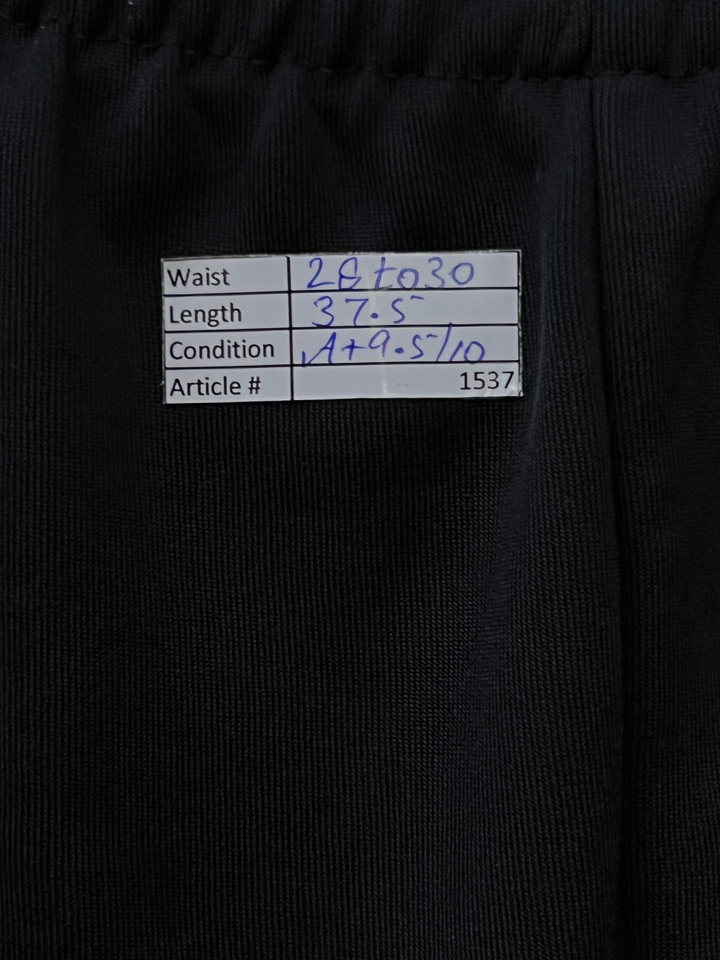 Adid*s® Waist: 28" to 30" | Black | Trouser | 1537 - Genuine Maal