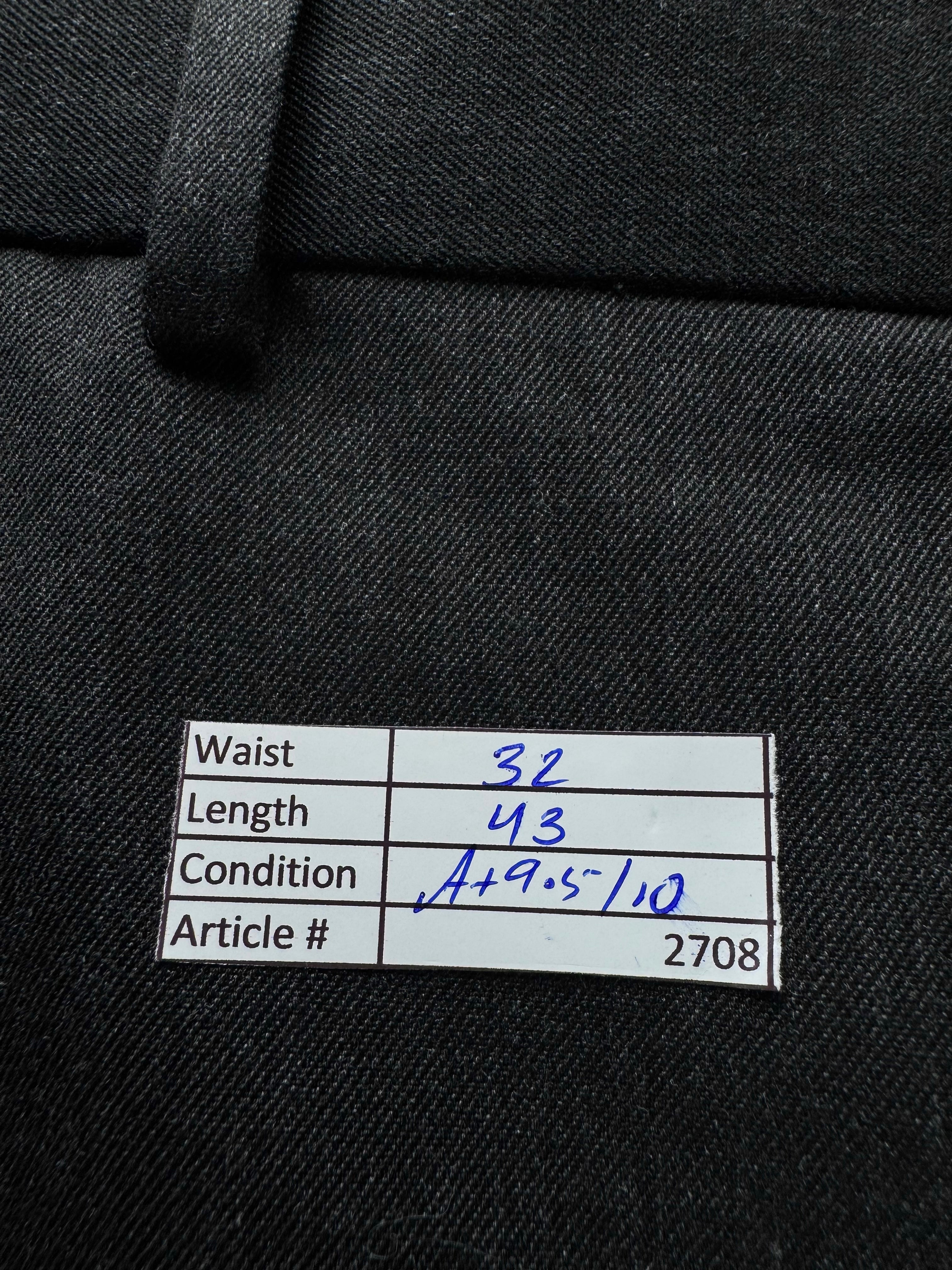 Primark® Waist: 32" | Black | Dress Pants | Poly - Viscose | 2708 - Genuine Maal
