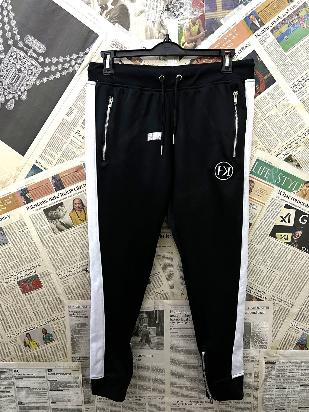 Hamzah Khan London® Waist: 32" to 34" | Black | Trouser | Warm | 1538 - Genuine Maal