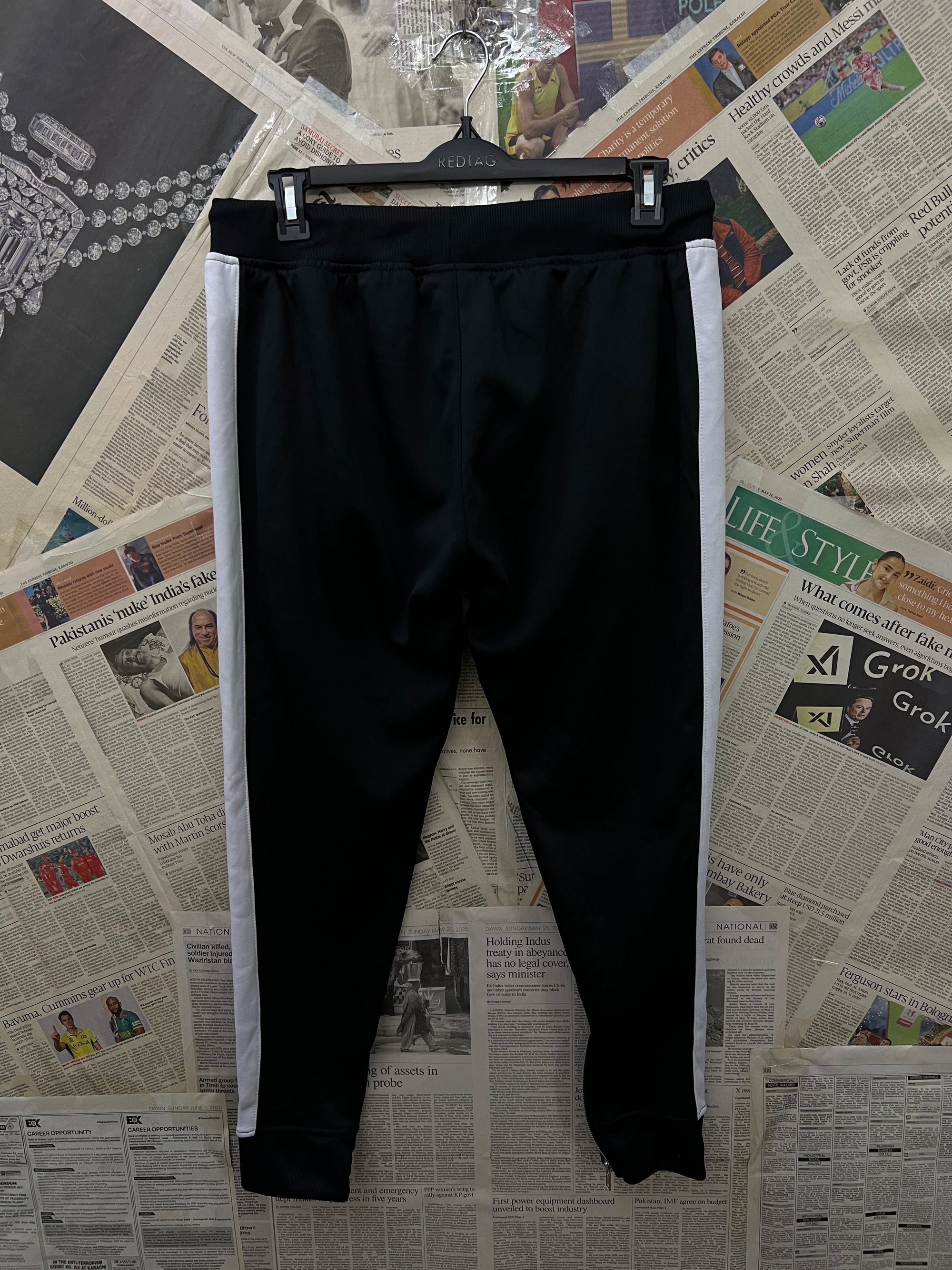 Hamzah Khan London® Waist: 32" to 34" | Black | Trouser | Warm | 1538 - Genuine Maal