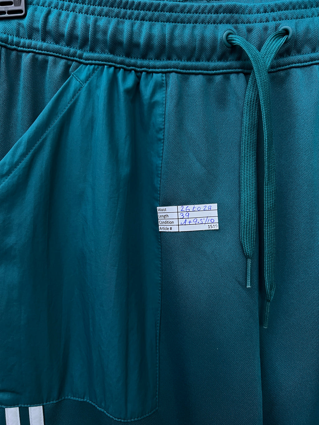 Adid*s® Waist: 26" to 28" | Teal | Trouser | 1519 - Genuine Maal