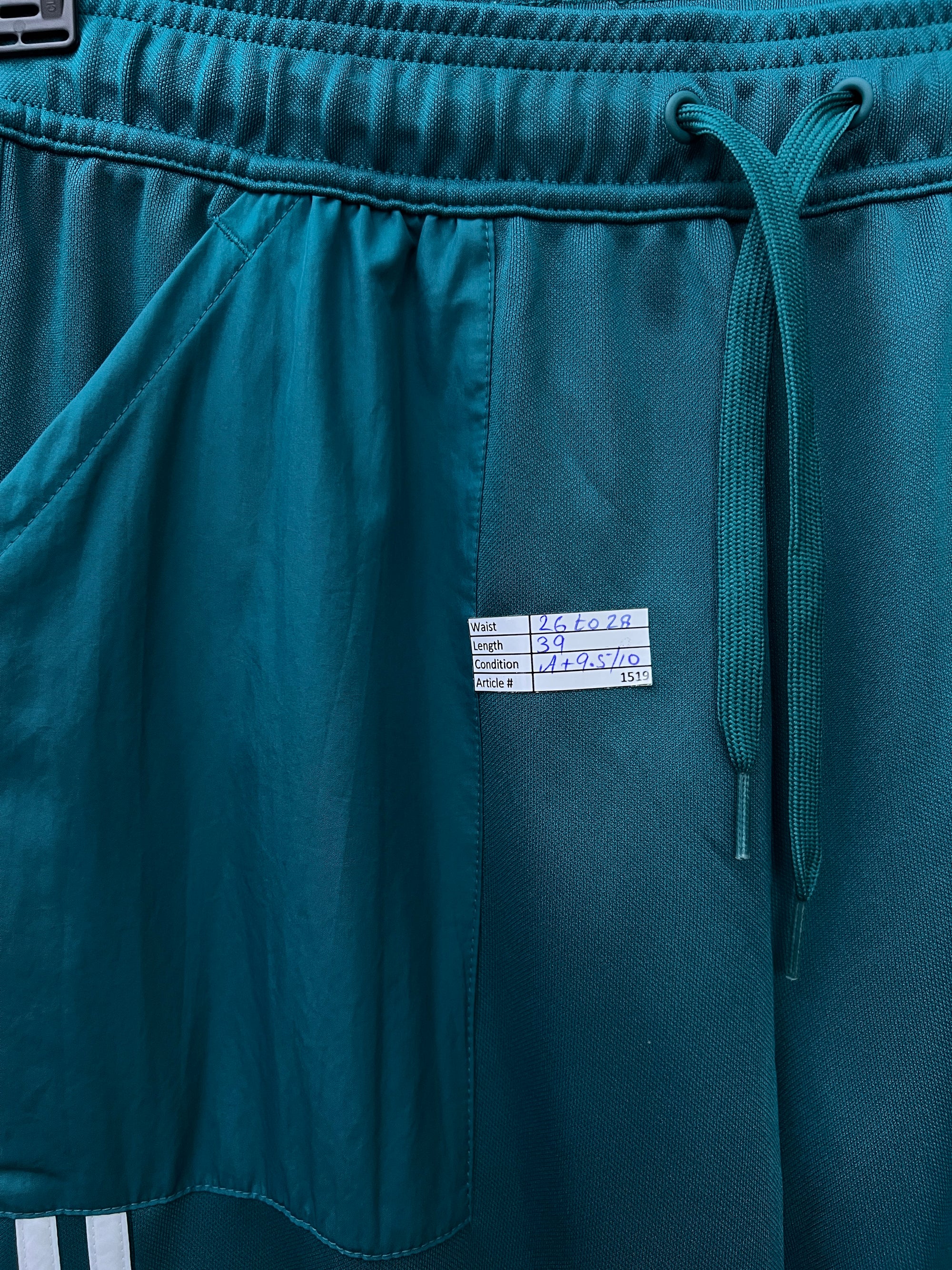 Adid*s® Waist: 26" to 28" | Teal | Trouser | 1519 - Genuine Maal