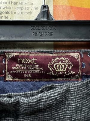 Next® Waist: 34" | Grey | Dress Pants | Poly - Viscose | 2710 - Genuine Maal