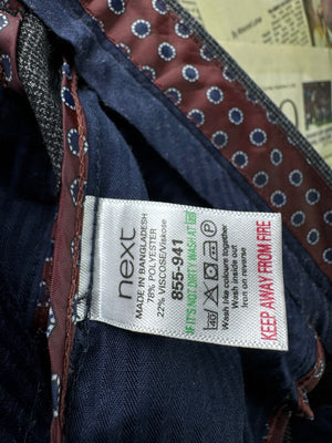 Next® Waist: 34" | Grey | Dress Pants | Poly - Viscose | 2710 - Genuine Maal