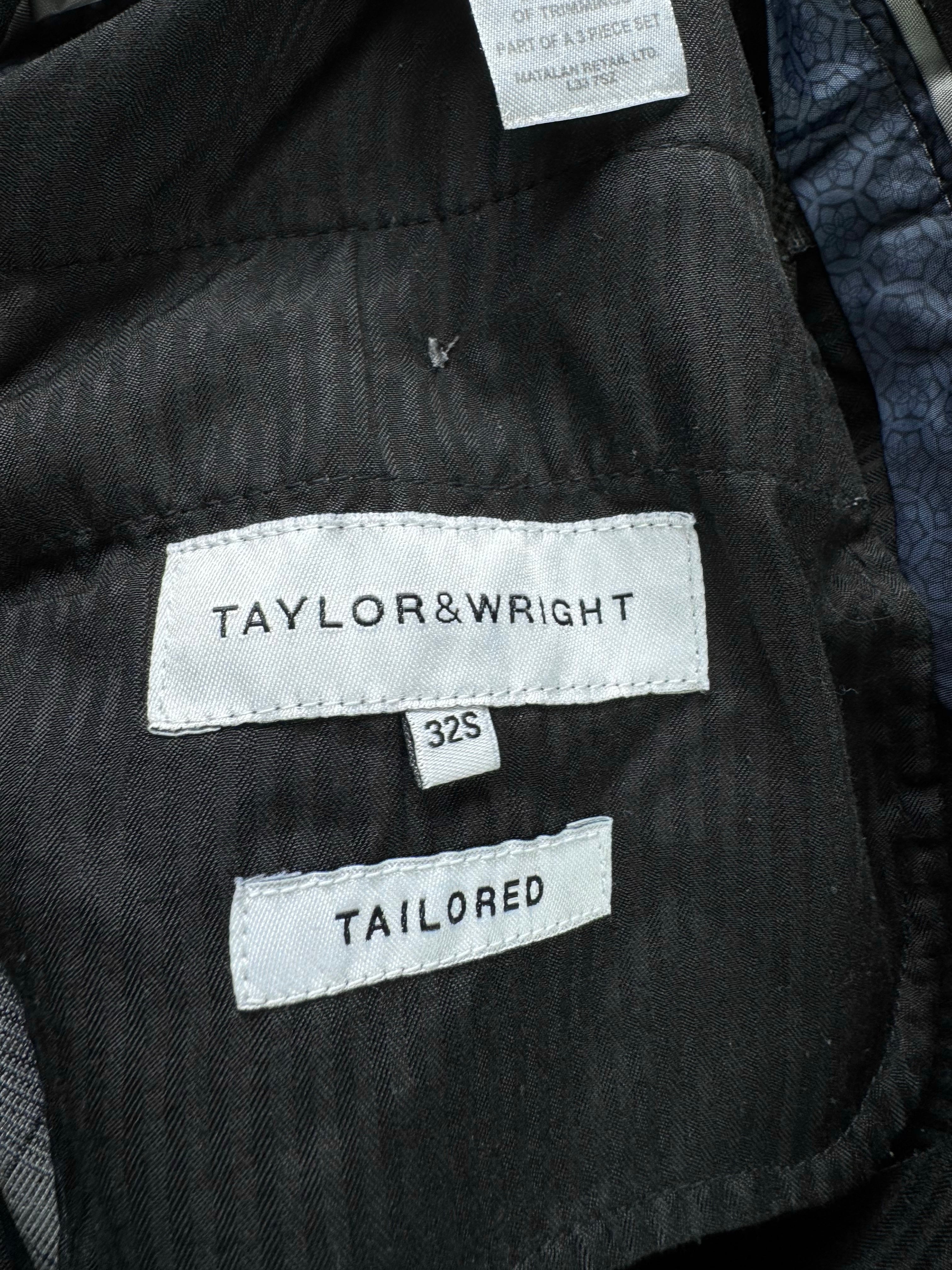 Taylor & Wright® Waist: 32" | Grey Check | Dress Pants | Polyester | 2975 - Genuine Maal