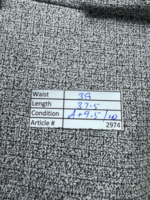 ® Waist: 38" | Grey | Dress Pant | Poly - Cotton - Viscose | 2974 - Genuine Maal