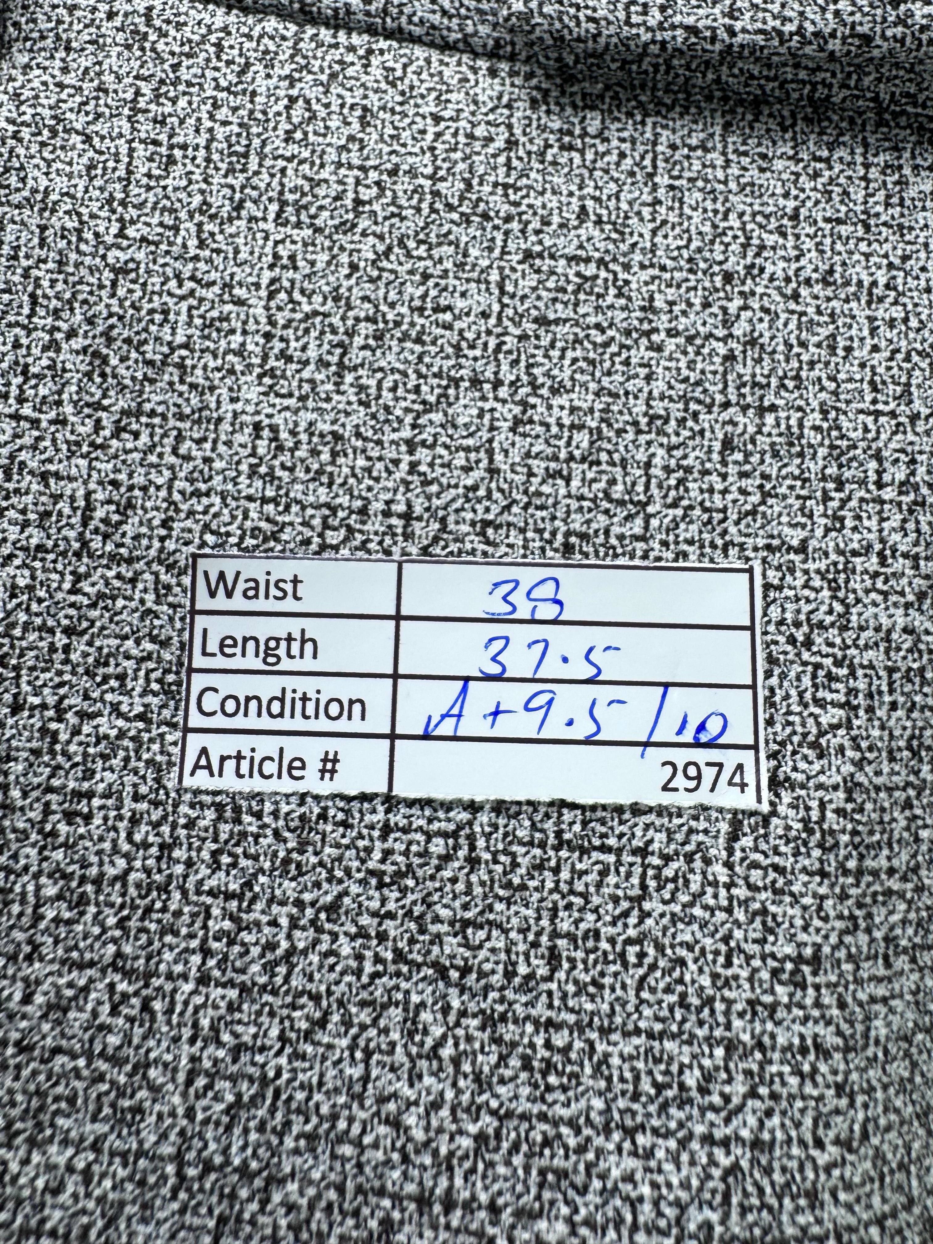 ® Waist: 38" | Grey | Dress Pant | Poly - Cotton - Viscose | 2974 - Genuine Maal