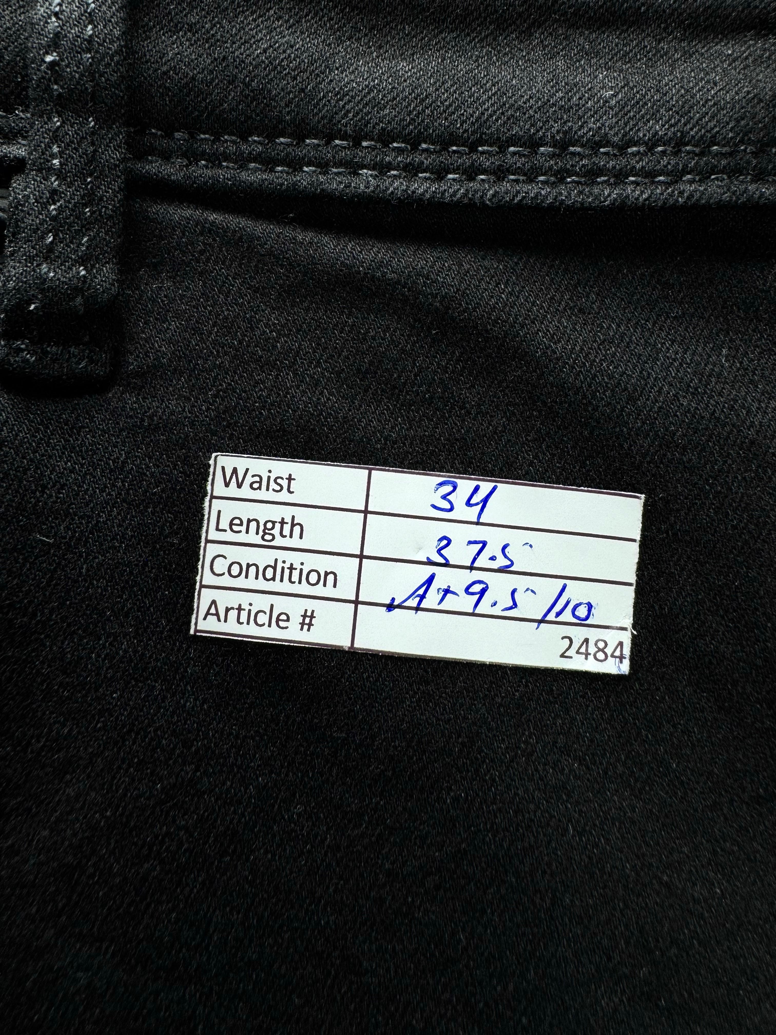 River Island® Waist: 34" | Black | Slim Fit Denim Pants | Poly - Cotton | 2484 - Genuine Maal