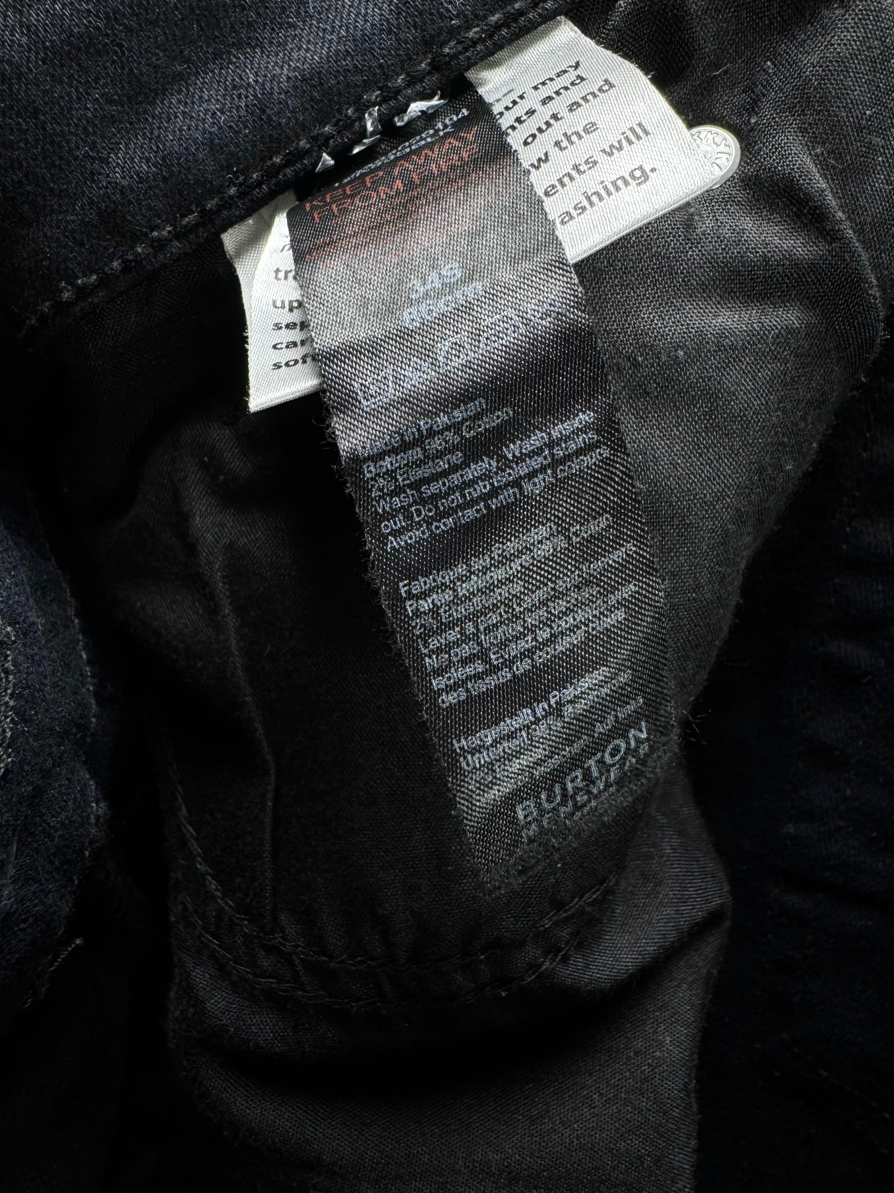 Burton® Waist: 34" | Black | Skinny Fit Denim Pants | Cotton - Elastane | 2486 - Genuine Maal