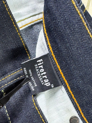 Firetrap® Waist: 32" | Blue | Straight Fit Denim Pants | Cotton | 2482 - Genuine Maal
