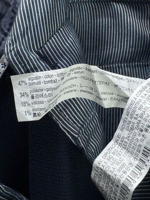 Zara® Waist: 34" | Blue | Chino Pants | Poly - Cotton - Viscose - Elastane | 2712 - Genuine Maal