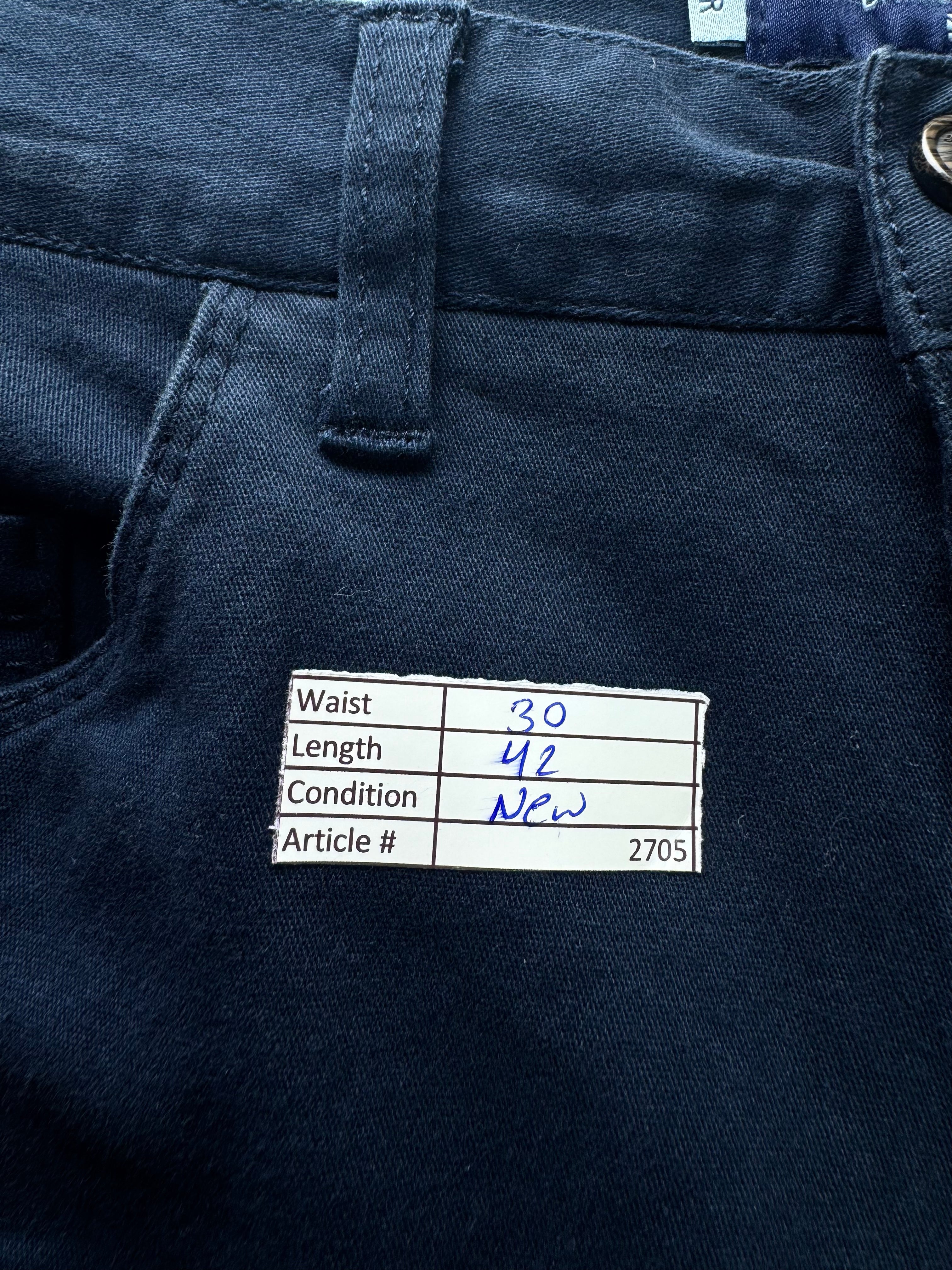 Steel & Jelly® Waist: 30" | Light Navy | Slim Fit Chino Pant | Cotton - Elastane | 2705 - Genuine Maal