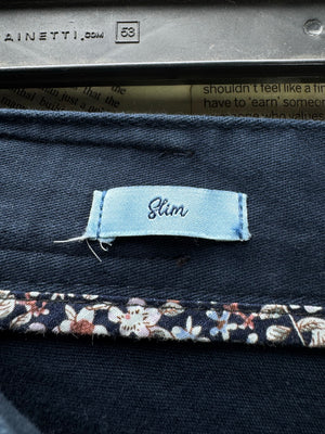 Steel & Jelly® Waist: 30" | Light Navy | Slim Fit Chino Pant | Cotton - Elastane | 2705 - Genuine Maal