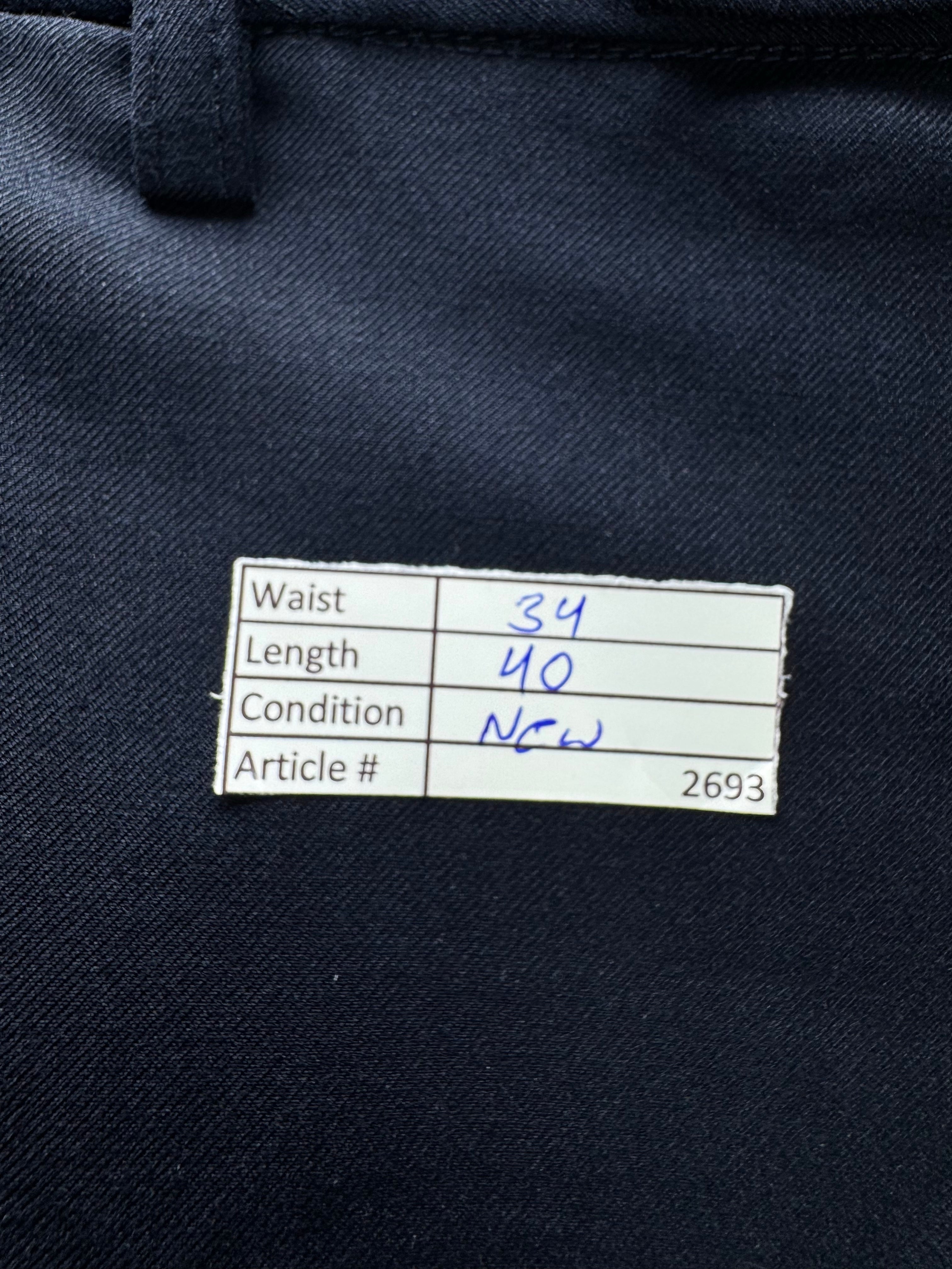 Pierre Cardin® Waist: 34" | Navy | Dress Pants | Poly - Viscose | 2693 - Genuine Maal