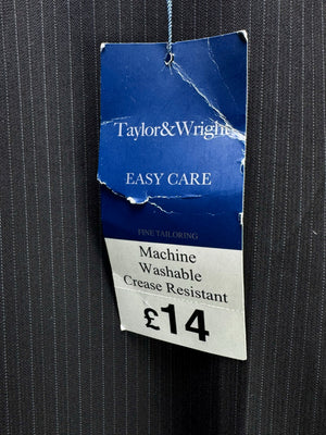 Taylor & Wright® Waist: 38" | Grey | Dress Pant | Poly - Viscose | 2700 - Genuine Maal