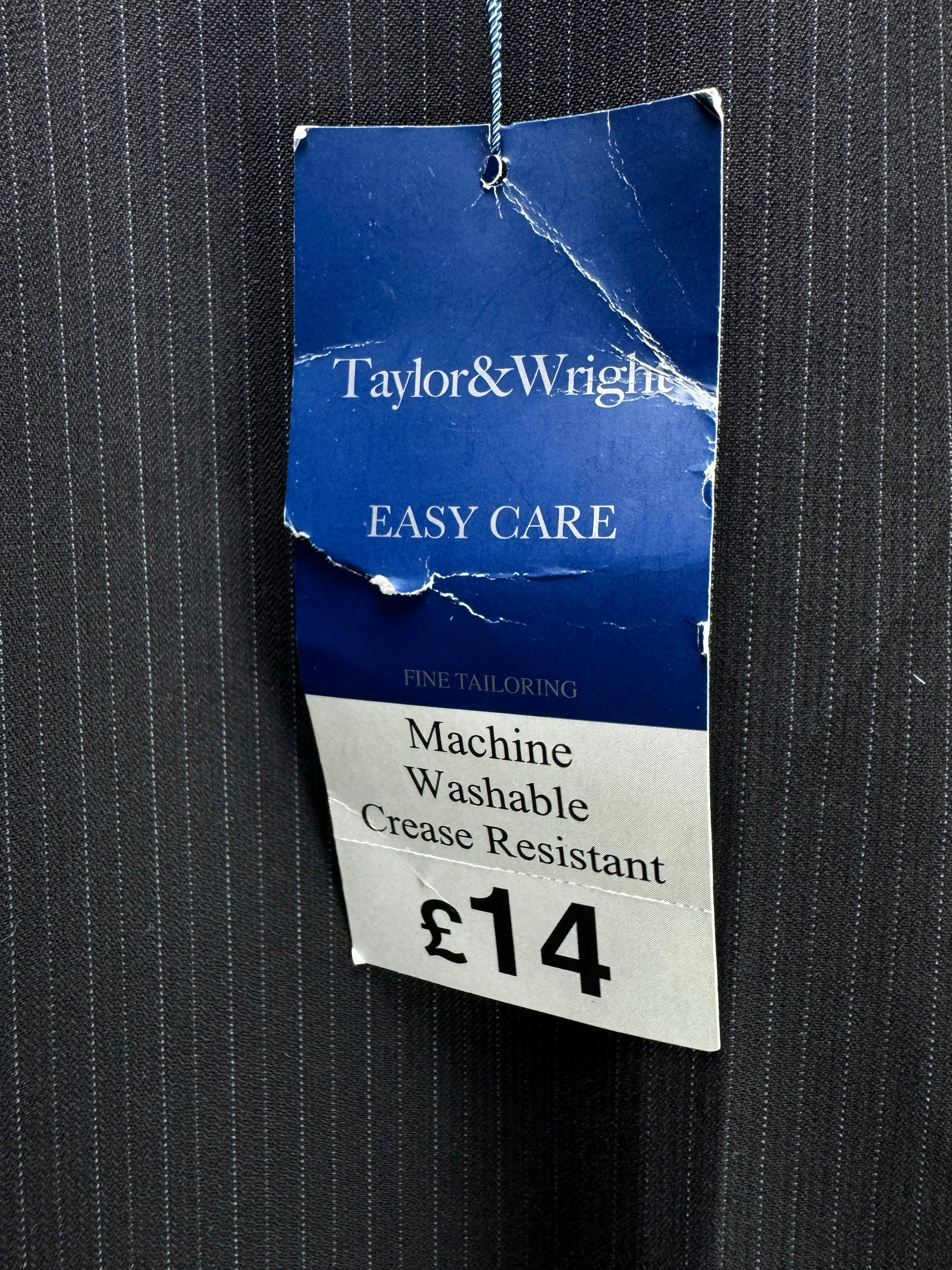 Taylor & Wright® Waist: 38" | Grey | Dress Pant | Poly - Viscose | 2700 - Genuine Maal