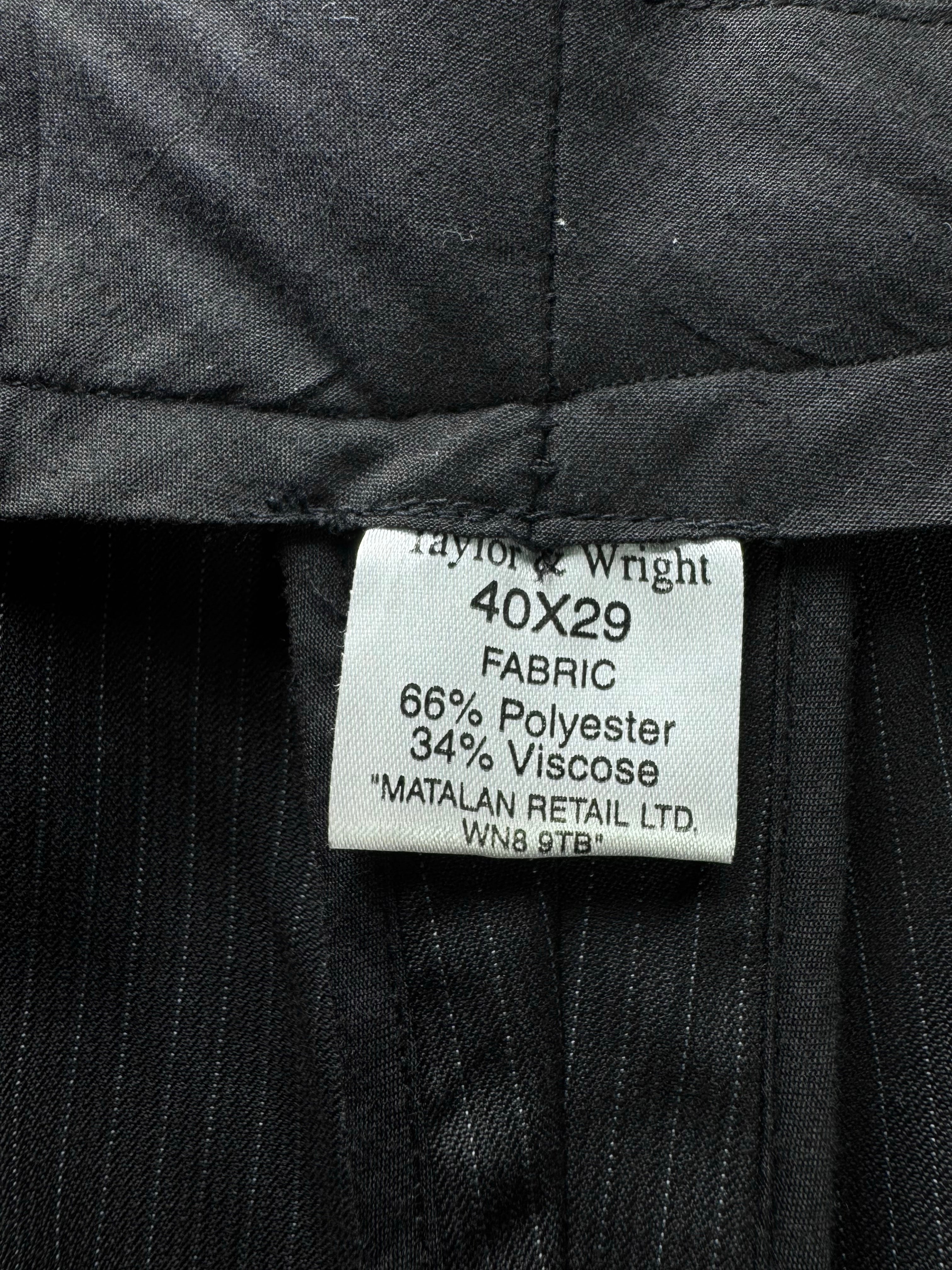 Taylor & Wright® Waist: 38" | Grey | Dress Pant | Poly - Viscose | 2700 - Genuine Maal