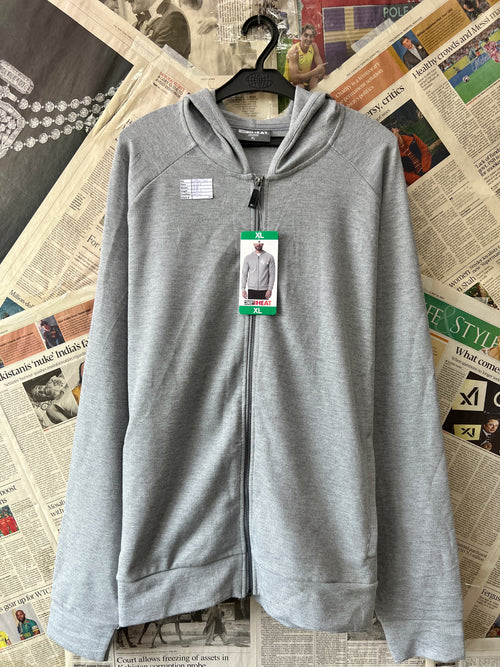 32" Heat® L/XL | Chest: 24.5" | Grey | Full Zipper with Upper Jacket | 670 - Genuine Maal