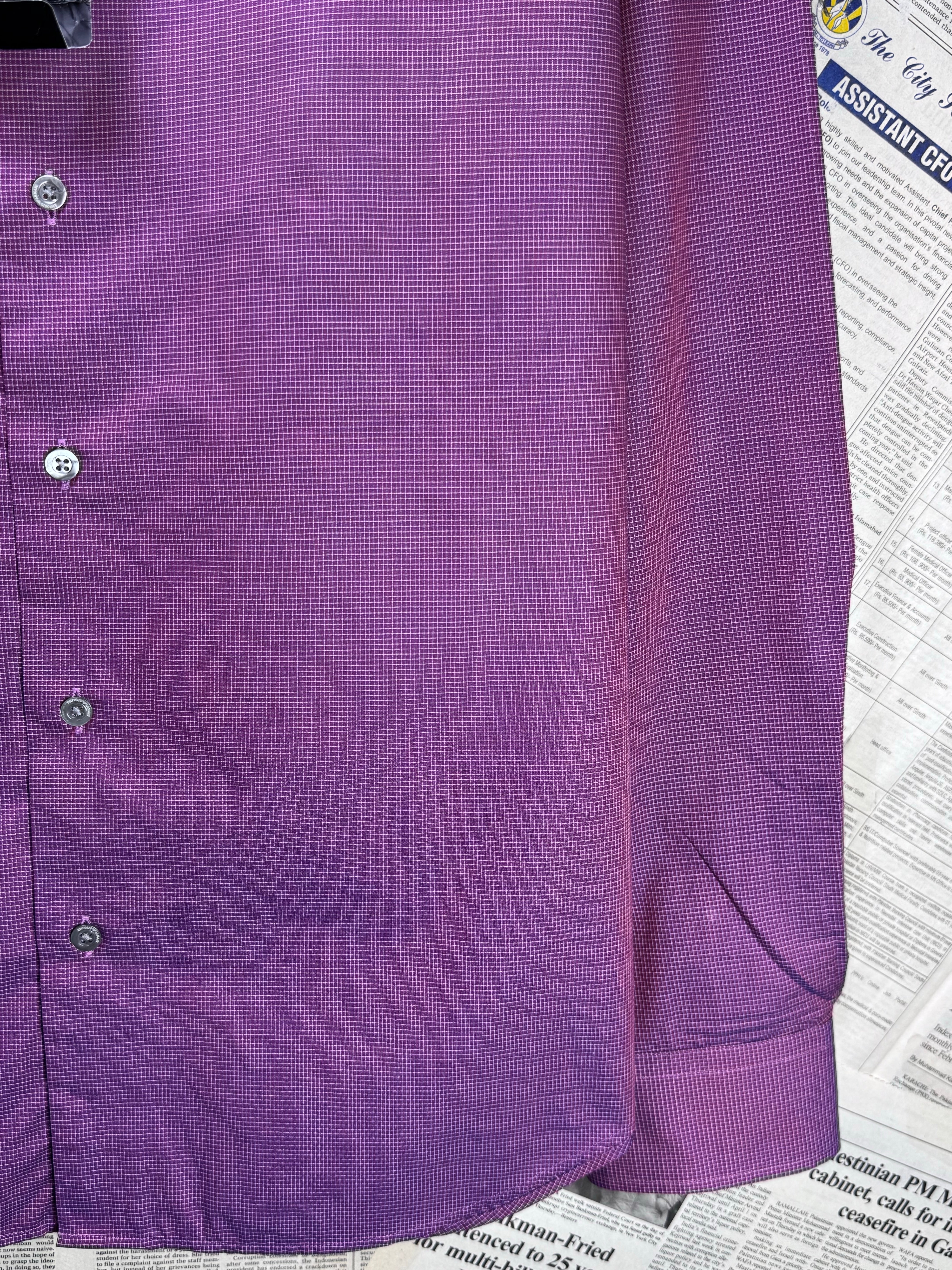 Emporlo Armani® Large | Chest: 23" | Two Tone Color | Shirt | Cotton | 3684 - Genuine Maal