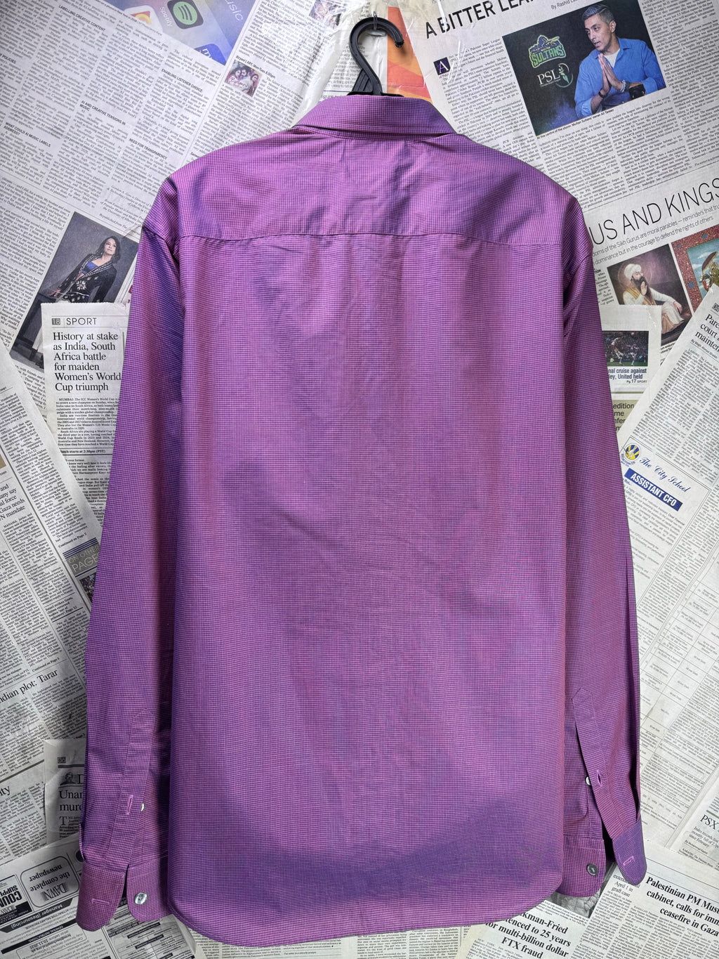 Emporlo Armani® Large | Chest: 23" | Two Tone Color | Shirt | Cotton | 3684 - Genuine Maal